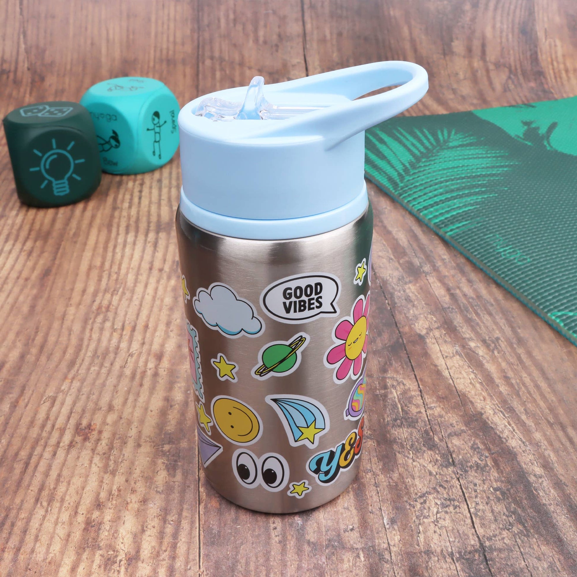Children’s Sticker Splash  Metal Water Bottle