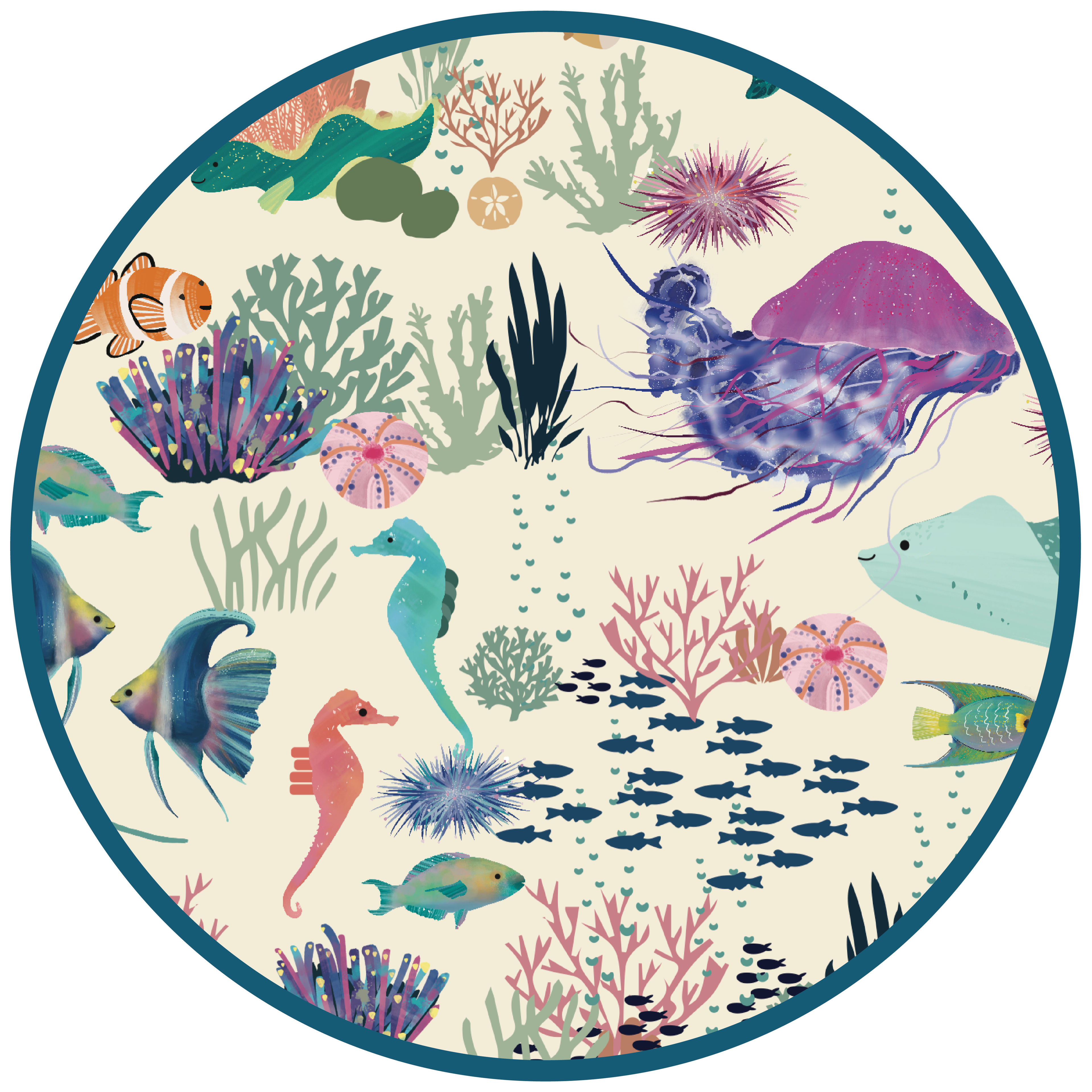 Coral Reef Bamboo Sundress