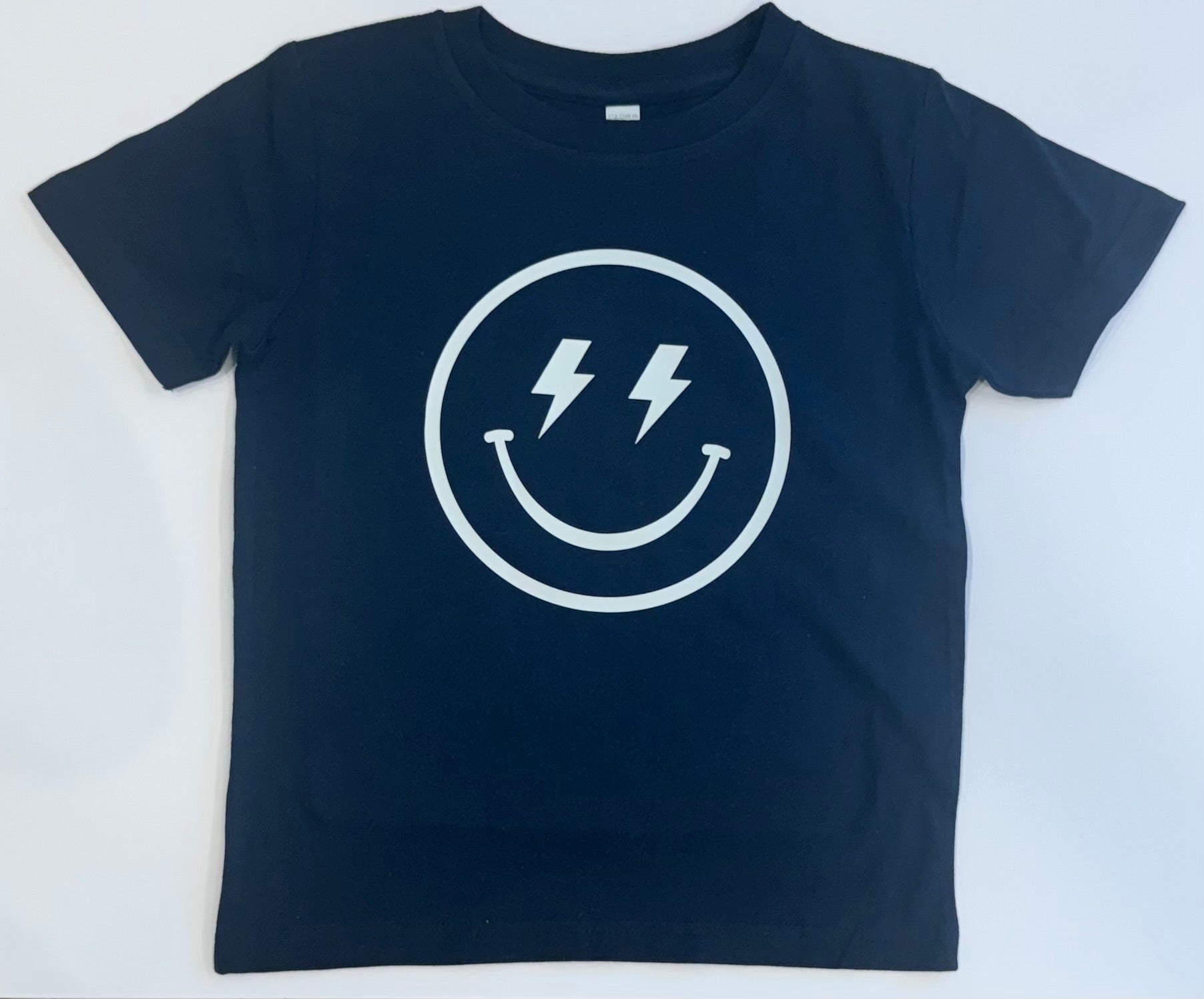 Happy Face Tee navy