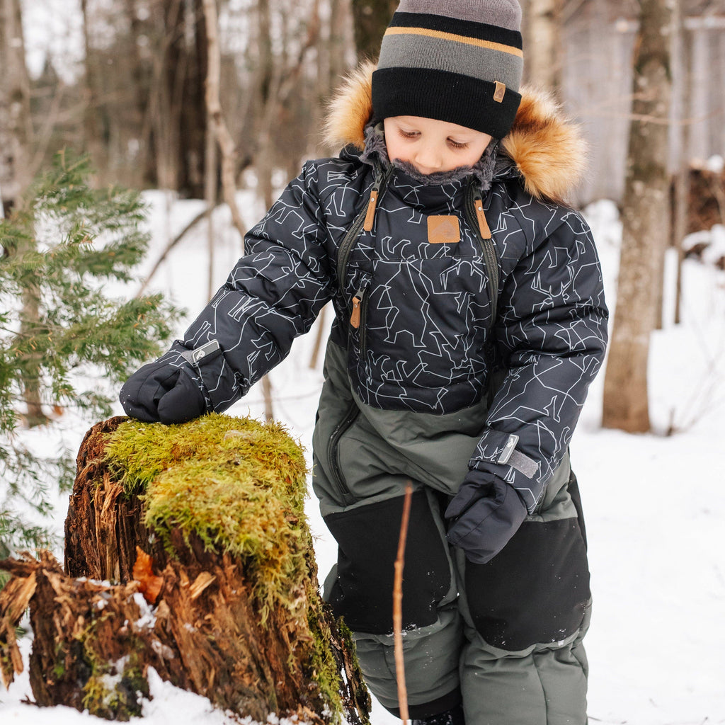 One piece toddler snowsuit - Animals