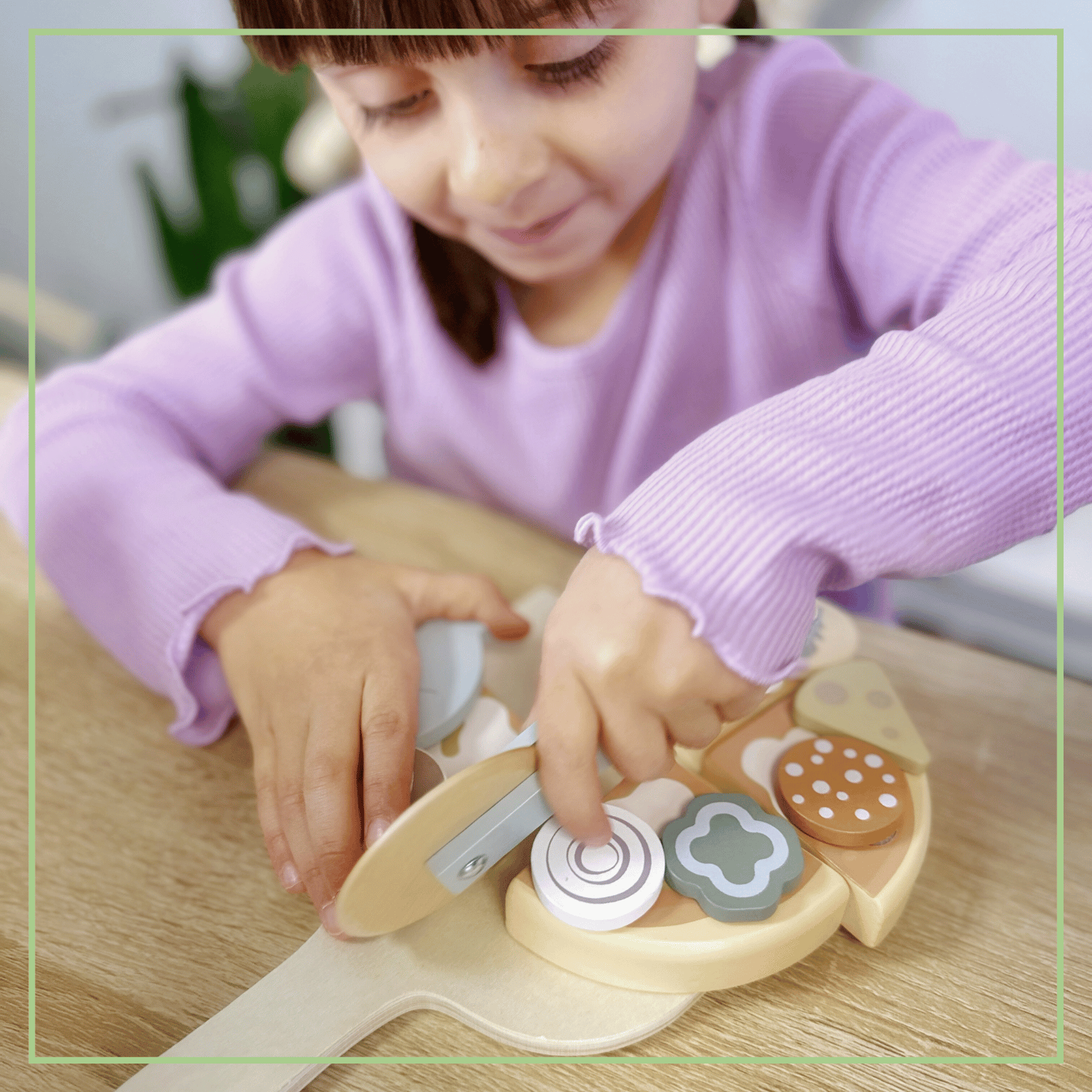 Wooden Pizza Oven Set - Pretend Play Kitchen Toy Ages 3+