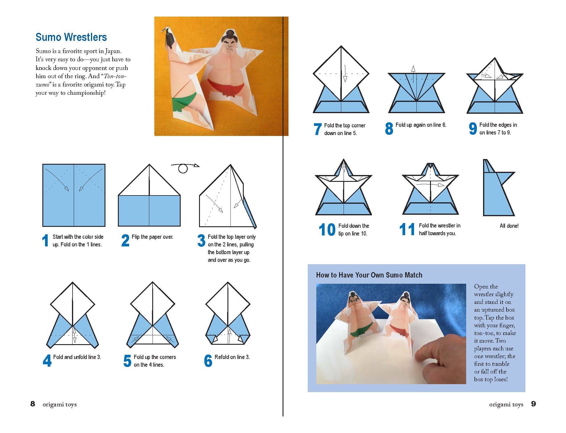 Japanese Paper Toys Kit