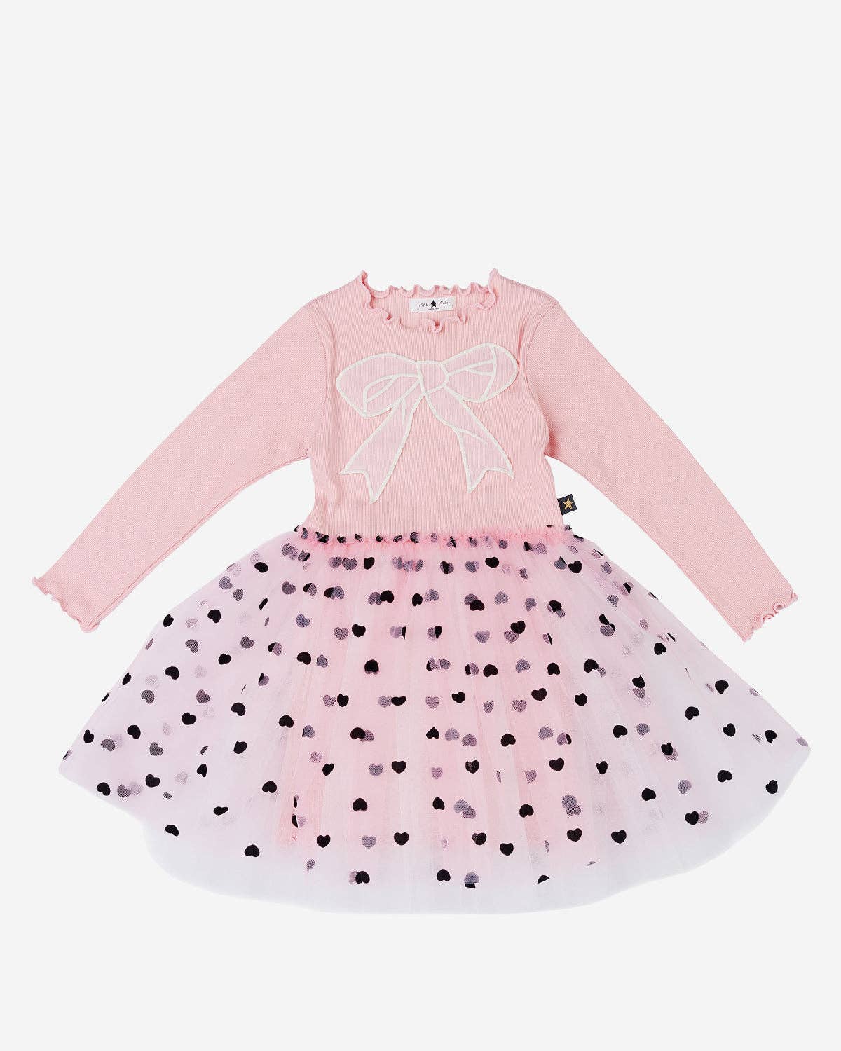Heart Bow Tutu: Peach / 5