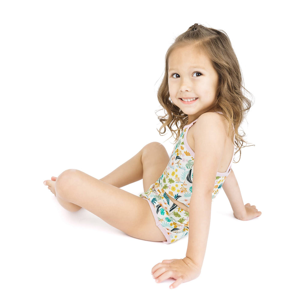 Tropical Blooms Bikini Swimsuit