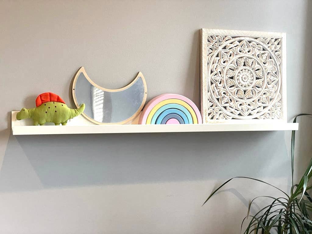 KIDS ROOM MOON MIRROR - NURSERY DECOR-MONTESSORI MIRROR