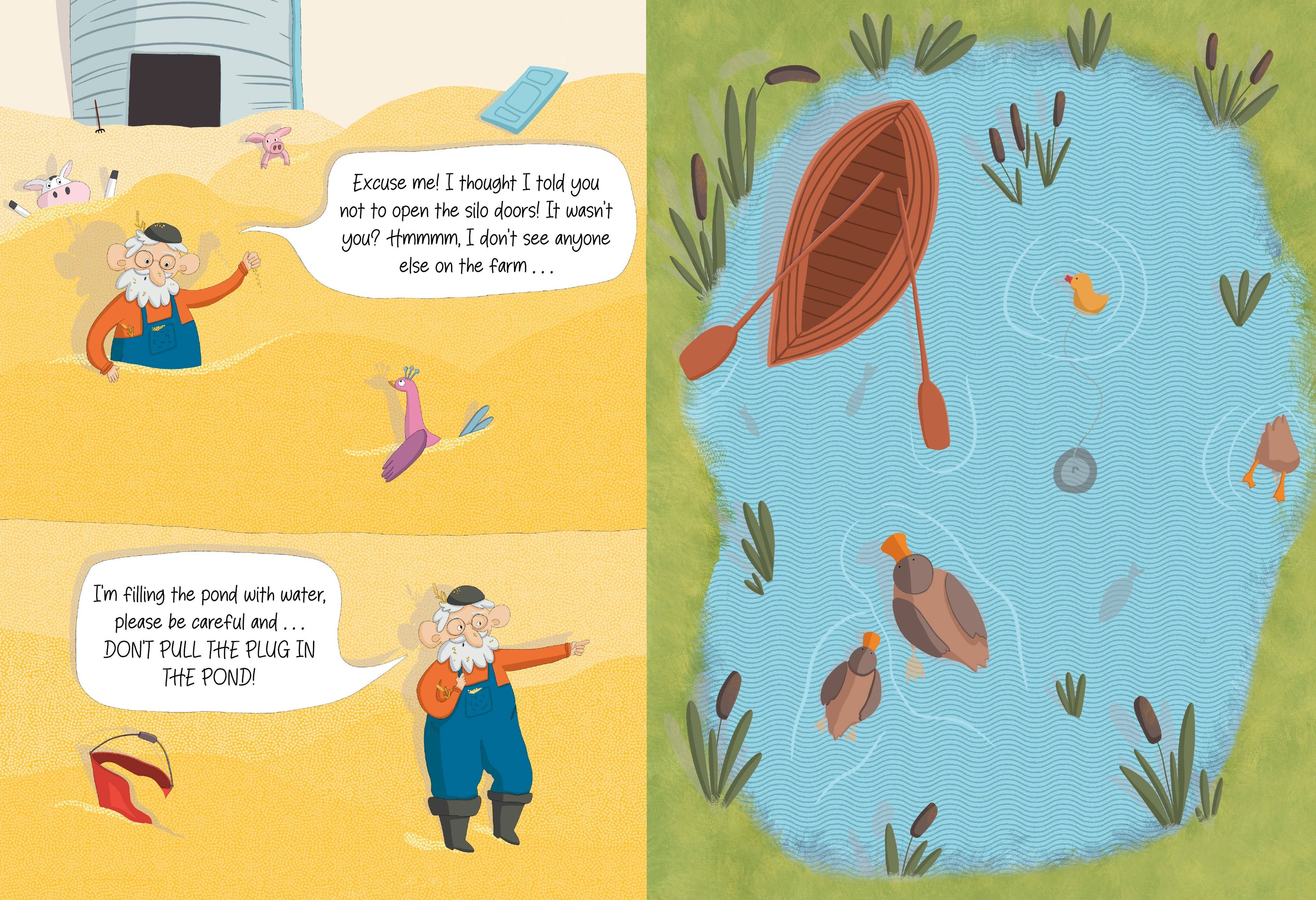 Don't Open The Barn Door! (board book with flaps)