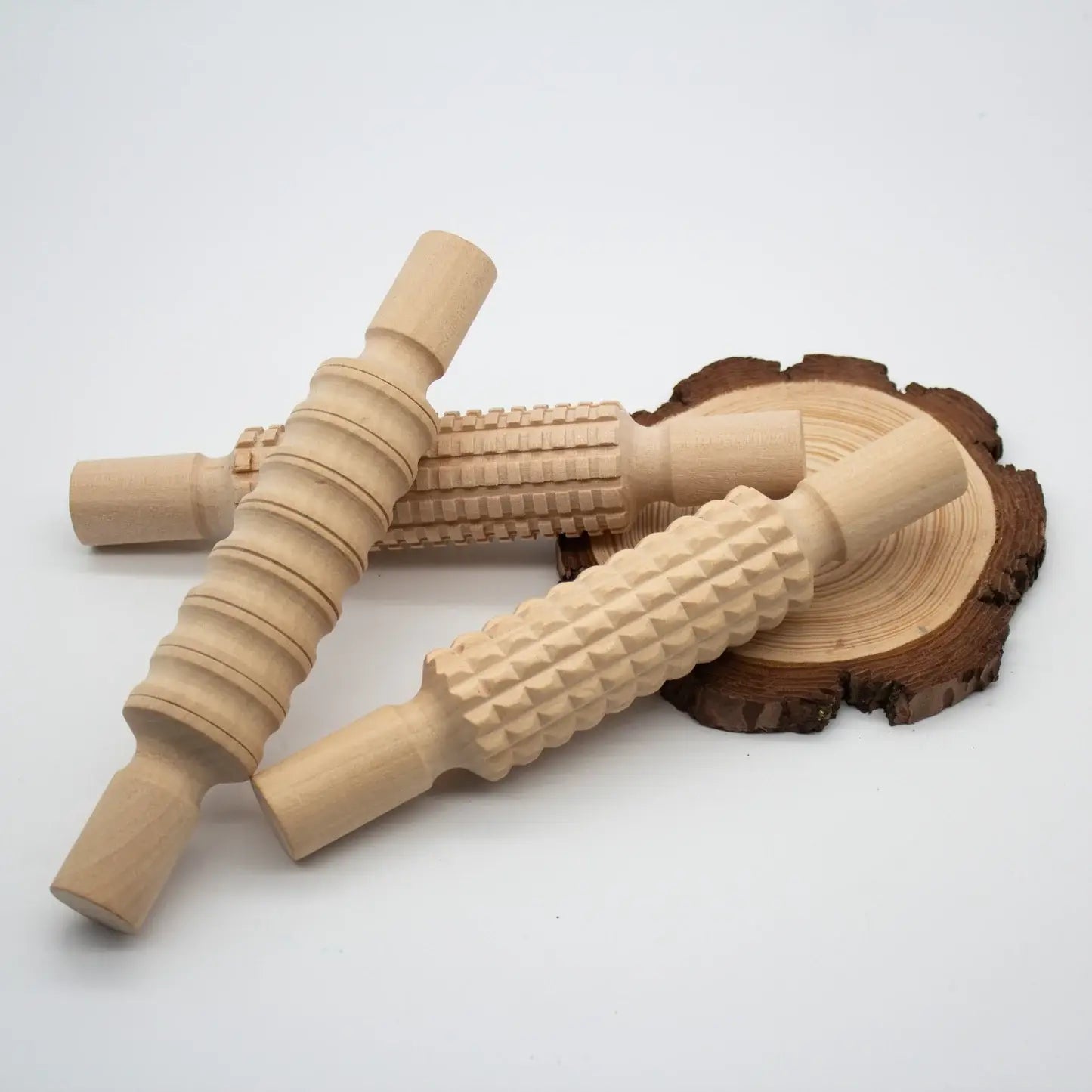 WOODEN PLAYDOUGH ROLLING PIN