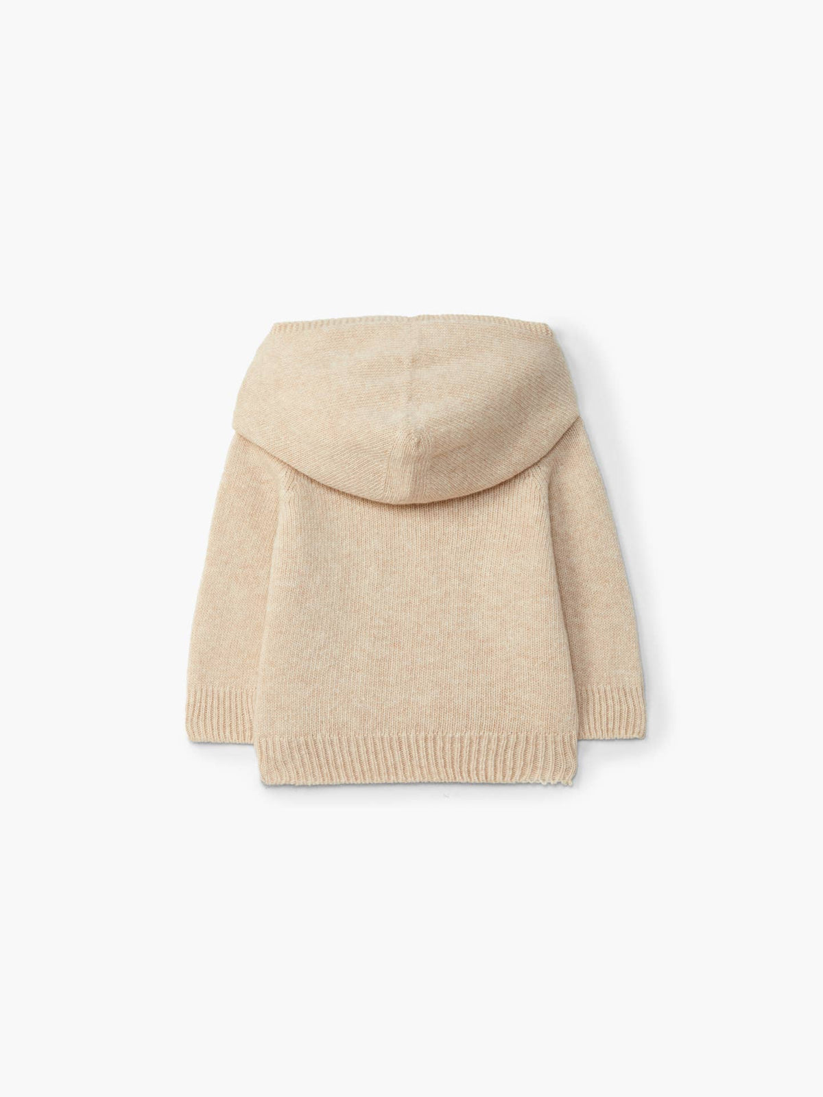 Hooded sweater knitted in merino wool | WINTER VIBES