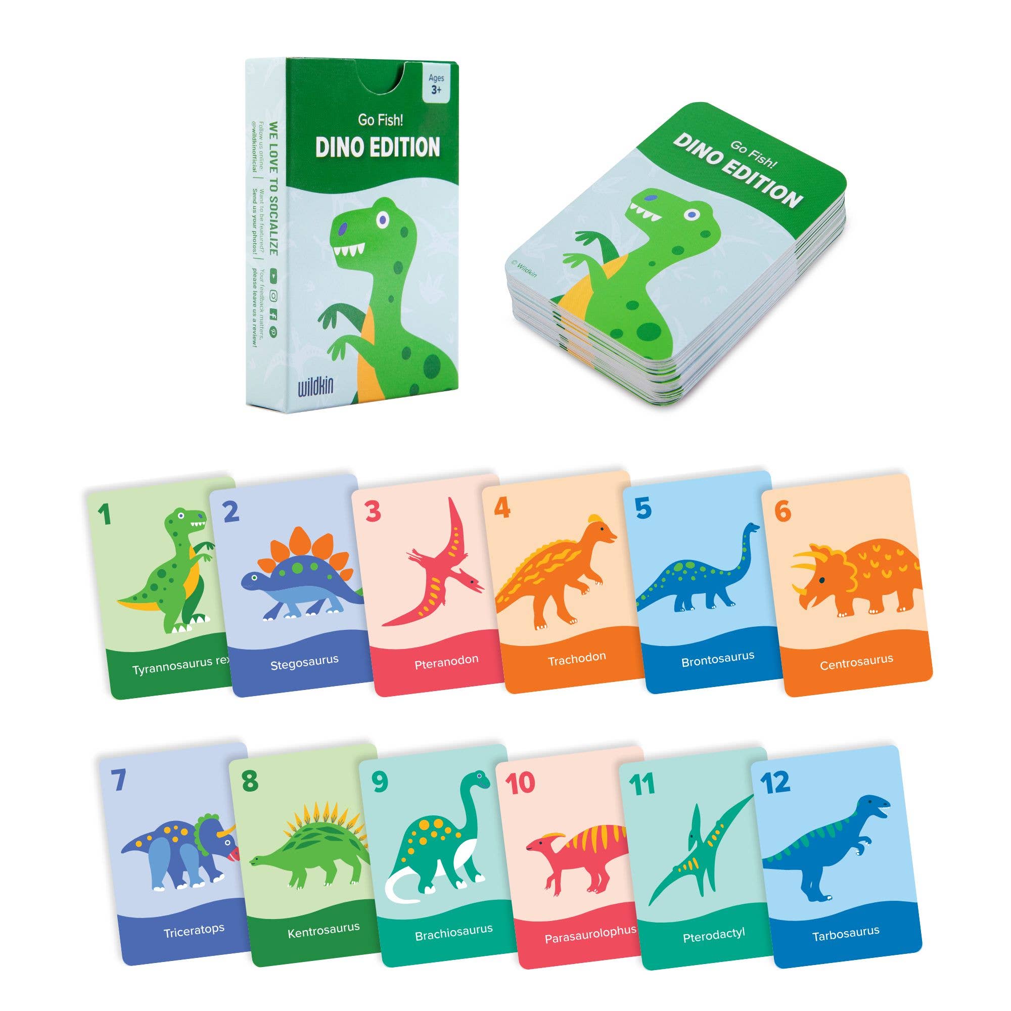 Jeu de cartes Go Fish ! - Édition Dino