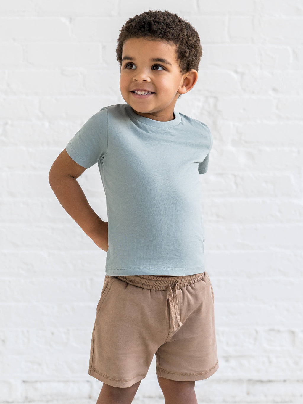 Organic Baby and Kids Dane Short - Beige