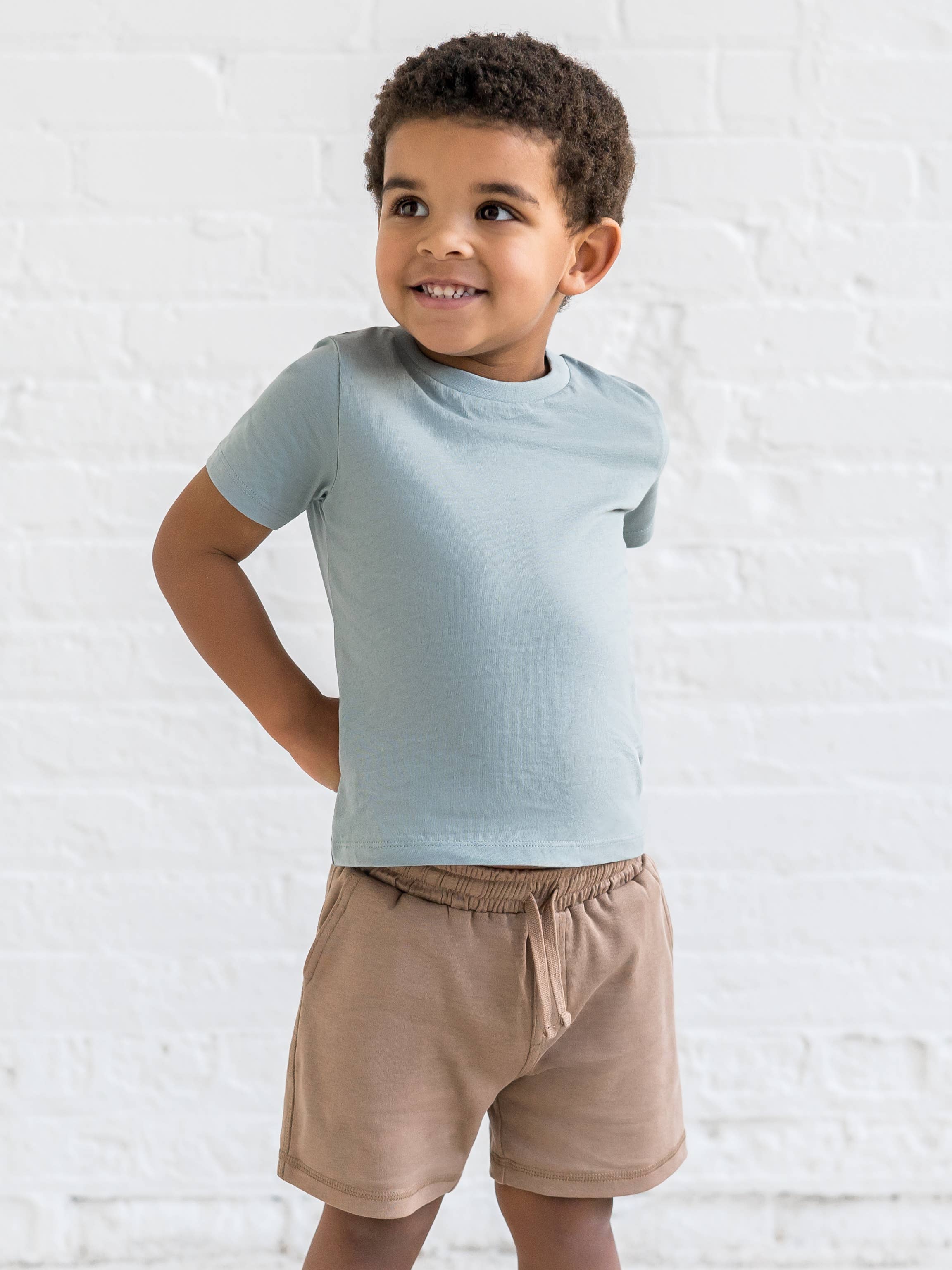 Organic Baby and Kids Dane Short - Beige