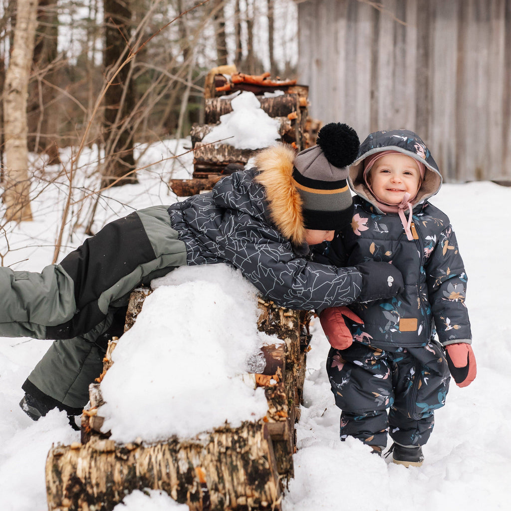 One piece toddler snowsuit - Animals