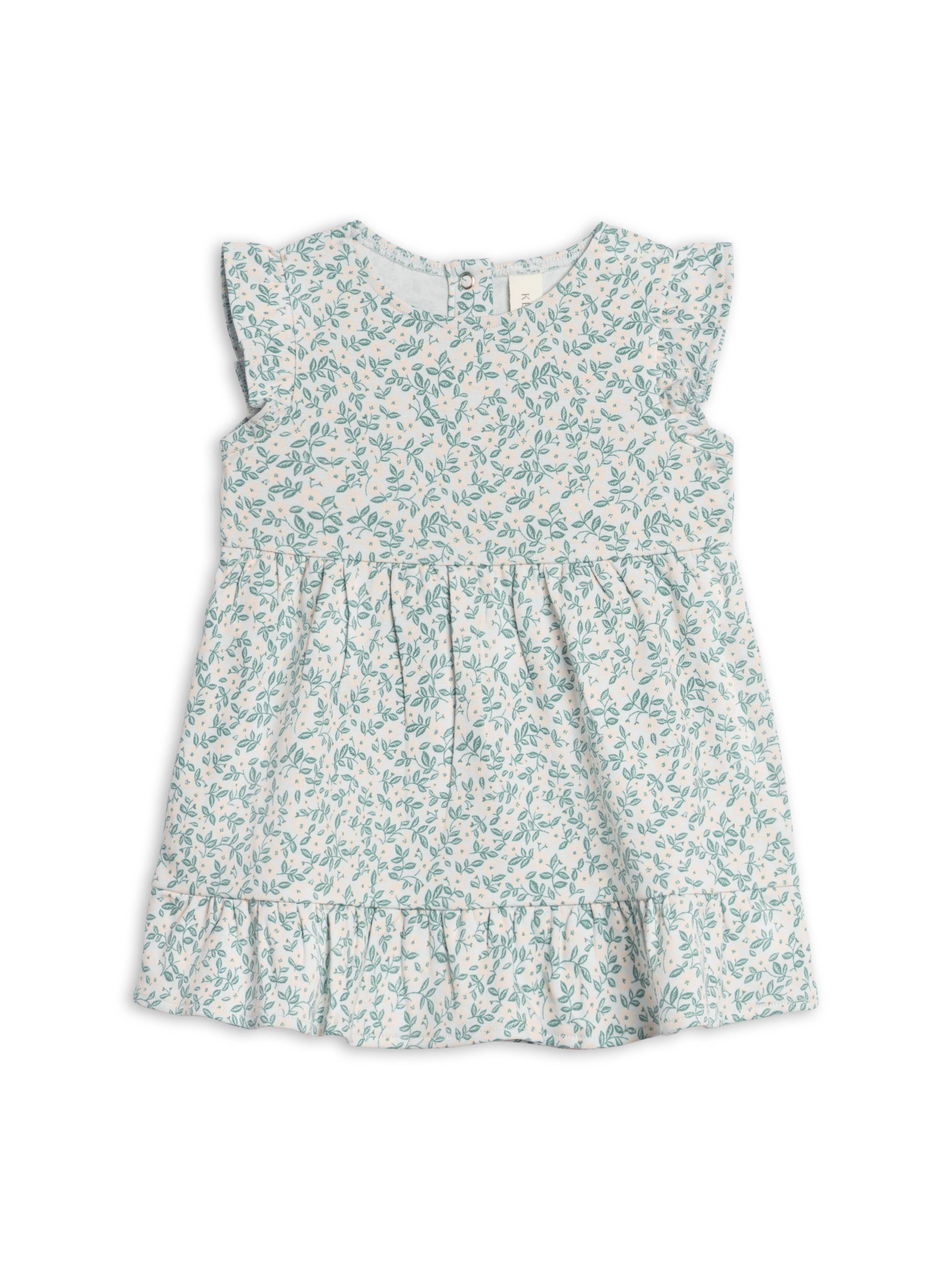 Tilly Tiered Dress - Arbor Floral / Powder + Shell: 12-18M
