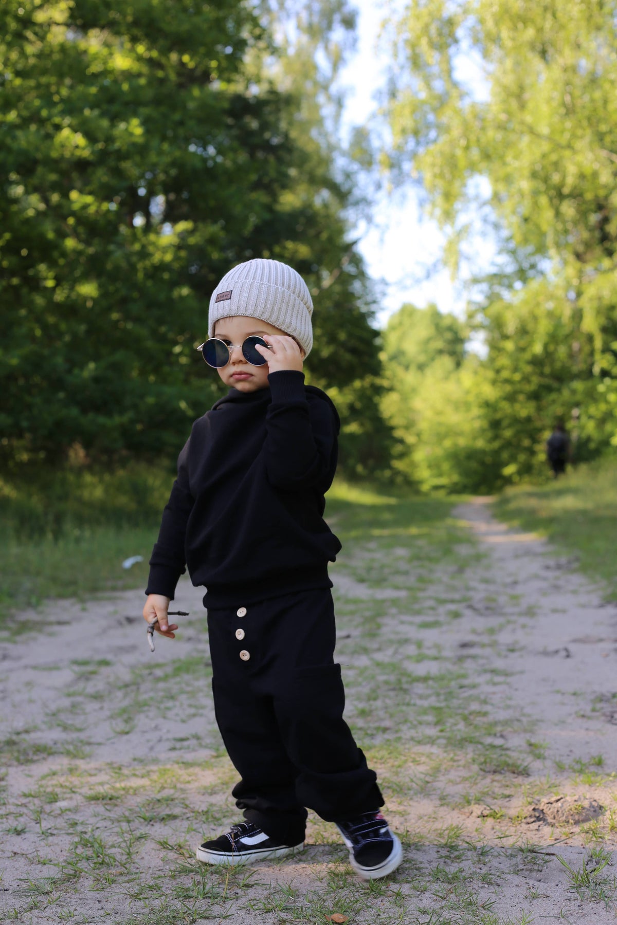 Beanie Hat - Recycled Cotton 2-6 years old -  Beige