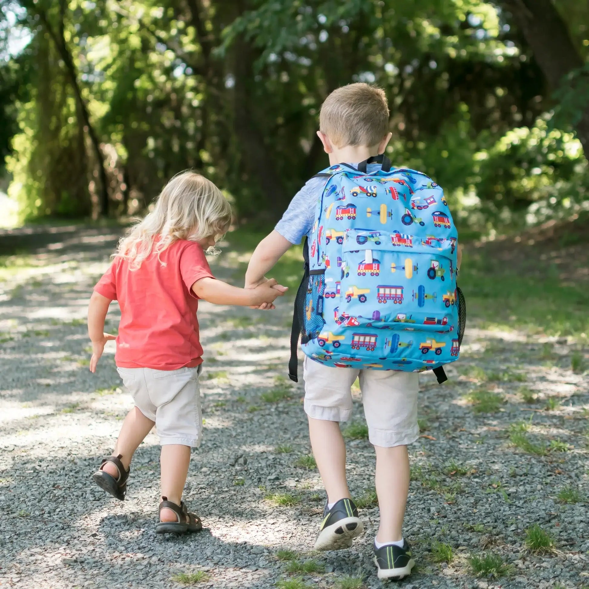 Trains Planes and Trucks Backpack - 16 Inch