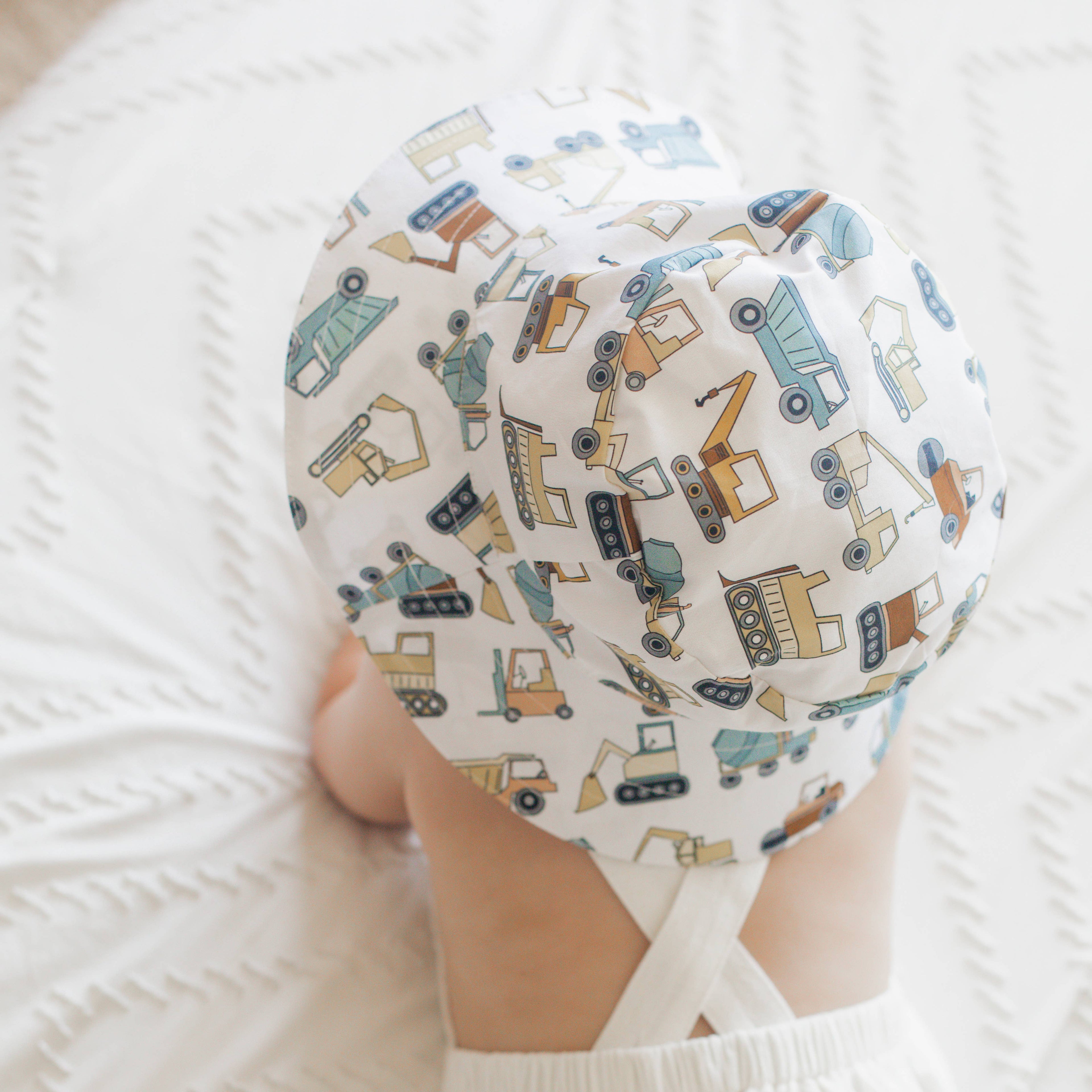 Construction Trucks Bucket Hat UPF 50+ Baby & Toddler