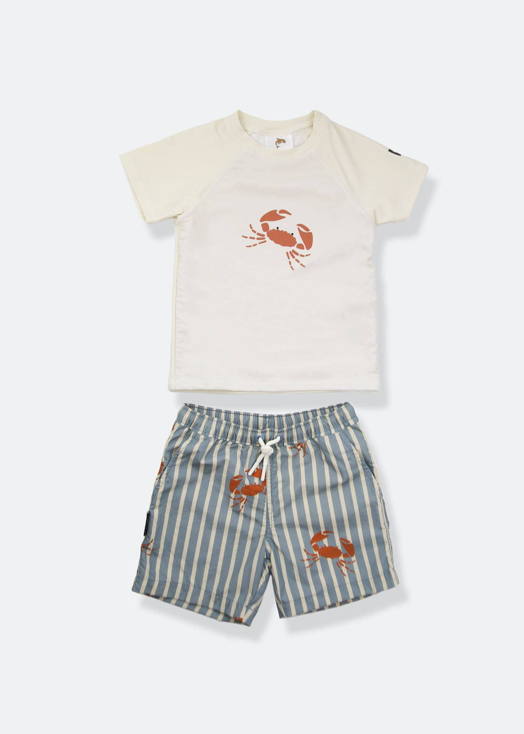 Rashguard à manches courtes Crabe