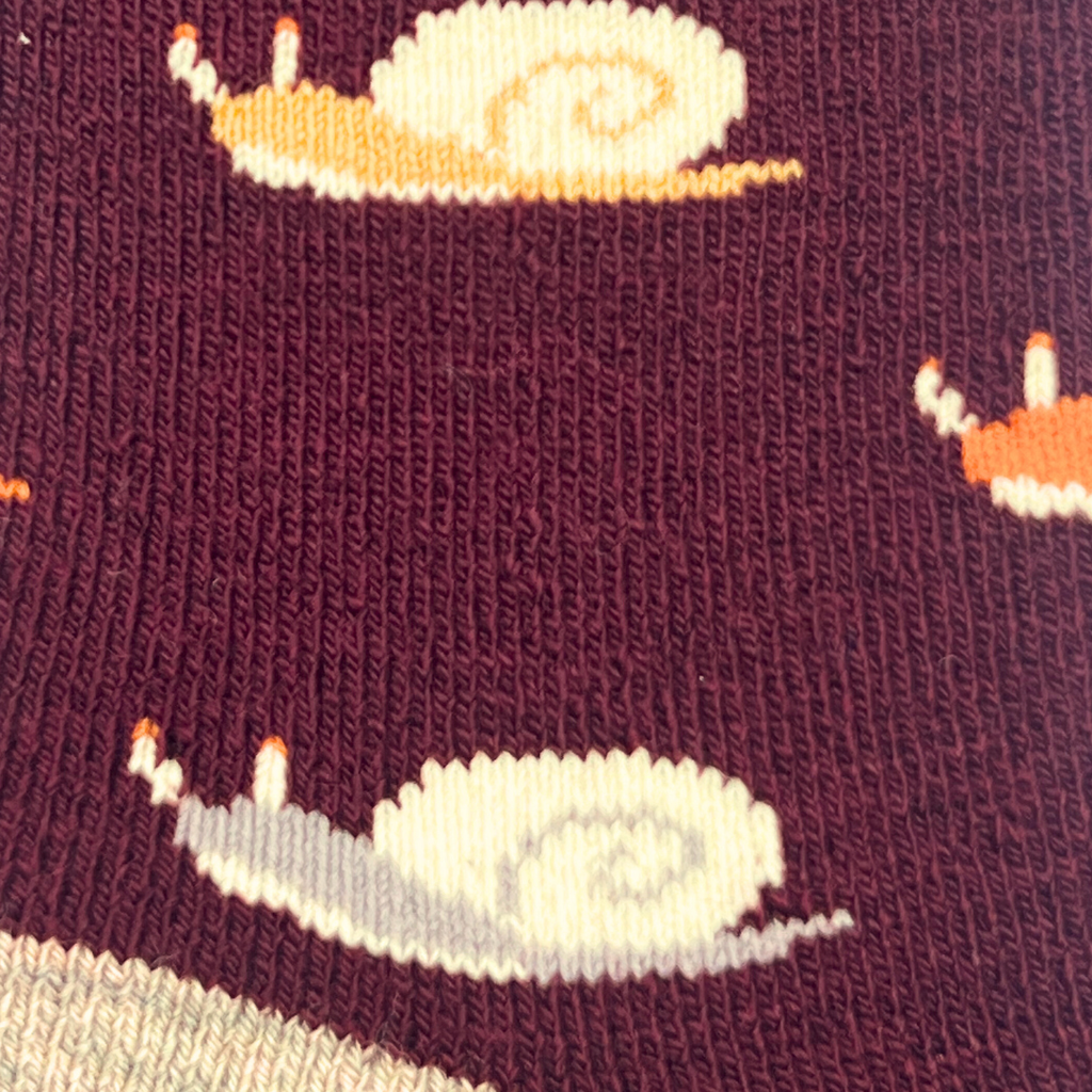 Kid's Mushroom Merino Crew Socks - Premium Made in Italy