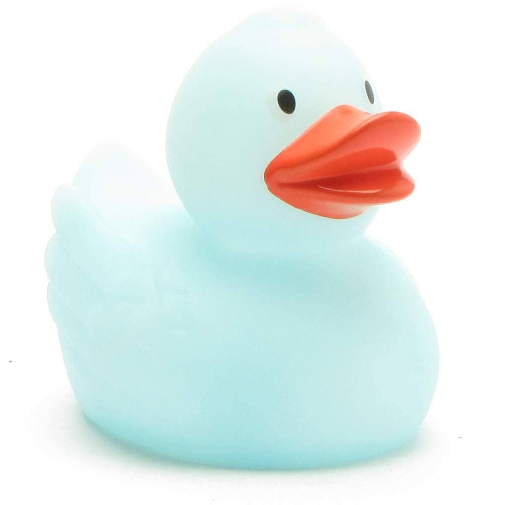 Rubber Duck Glow in the Dark - blue - rubber duck