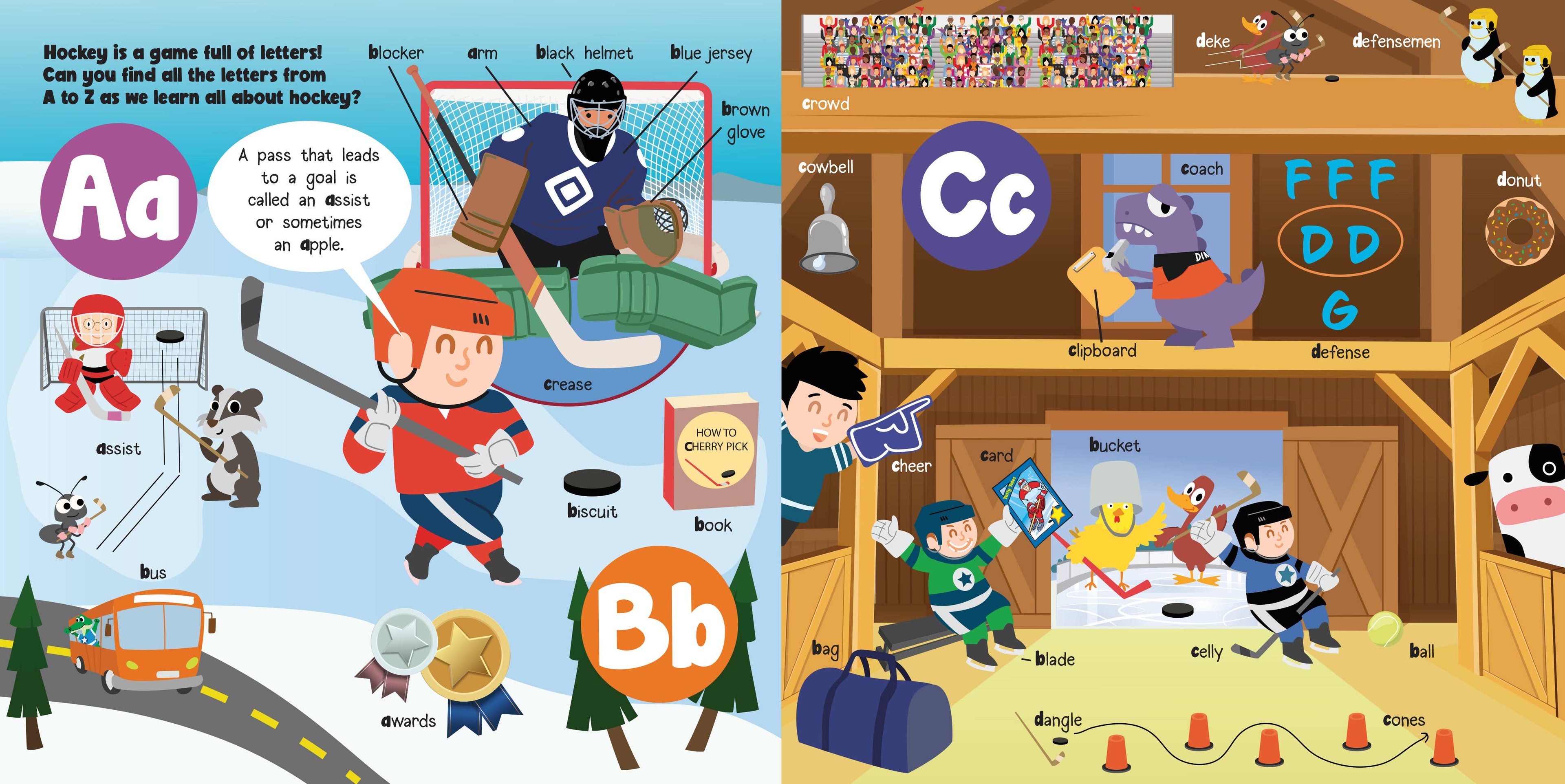 Hockey ABC Fun Flaps (a chunky lift-the-flaps board book)