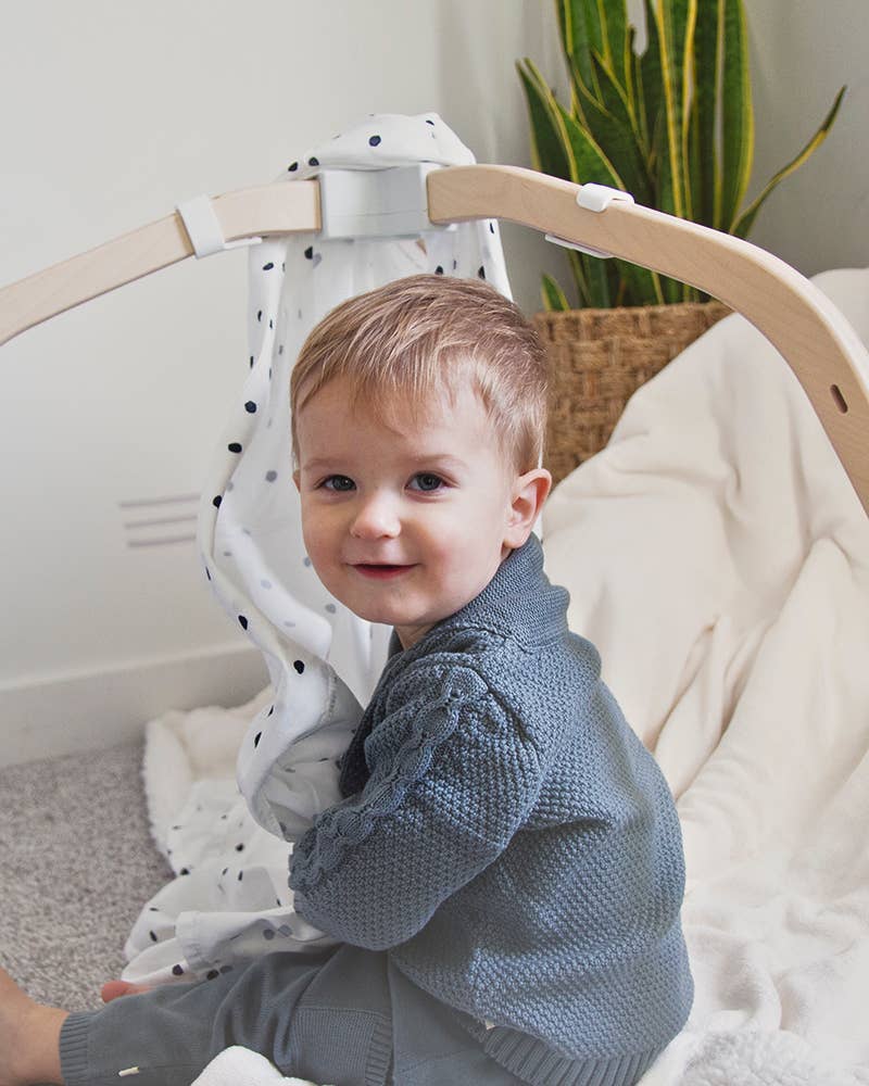 Shawl Collar Cable Knit Baby Cardigan Sweater Organic Cotton: Teal Blue