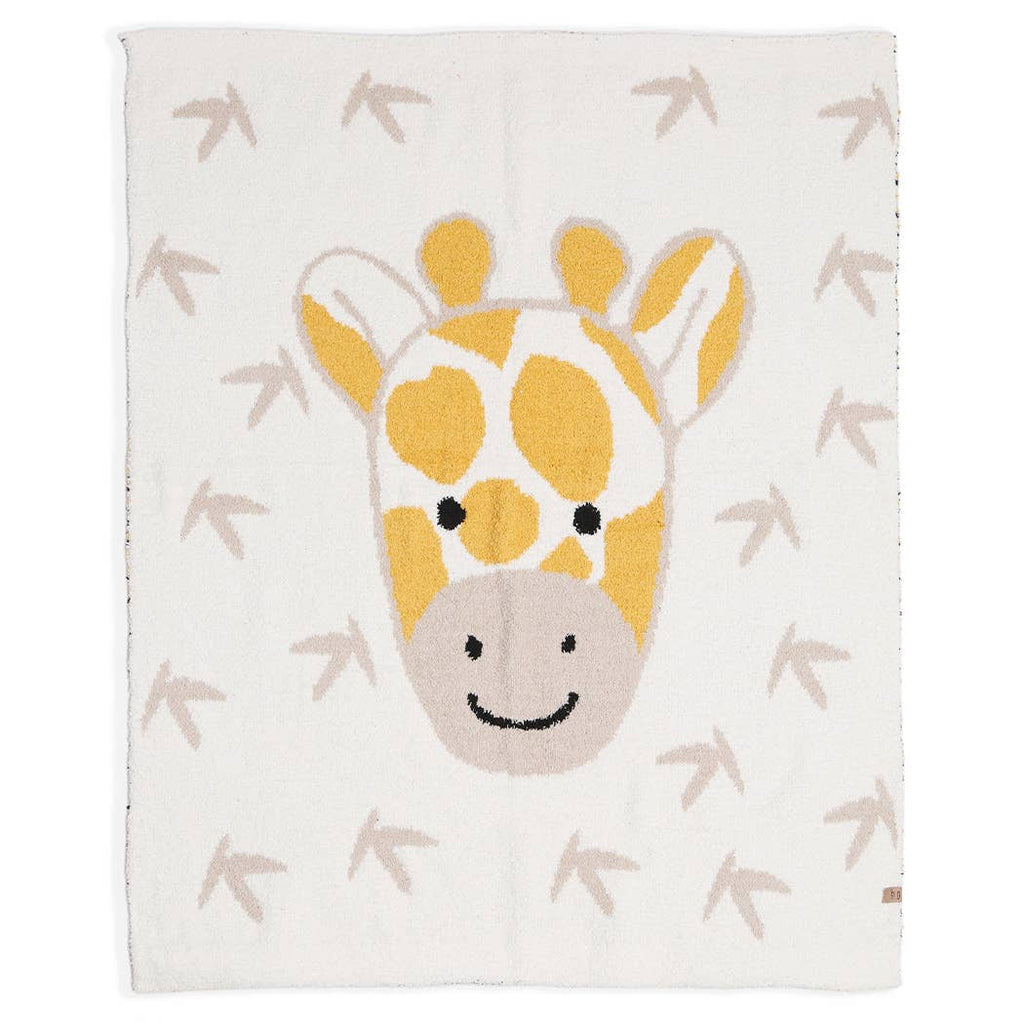 Child's Giraffe Pattern Throw Blanket: GIRAFFE / ONE SIZE