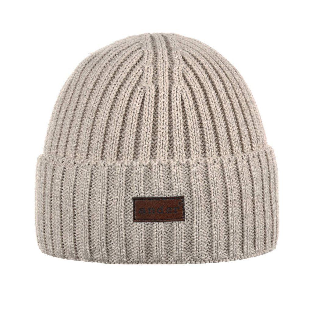 Beanie Hat - Recycled Cotton 2-6 years old -  Beige