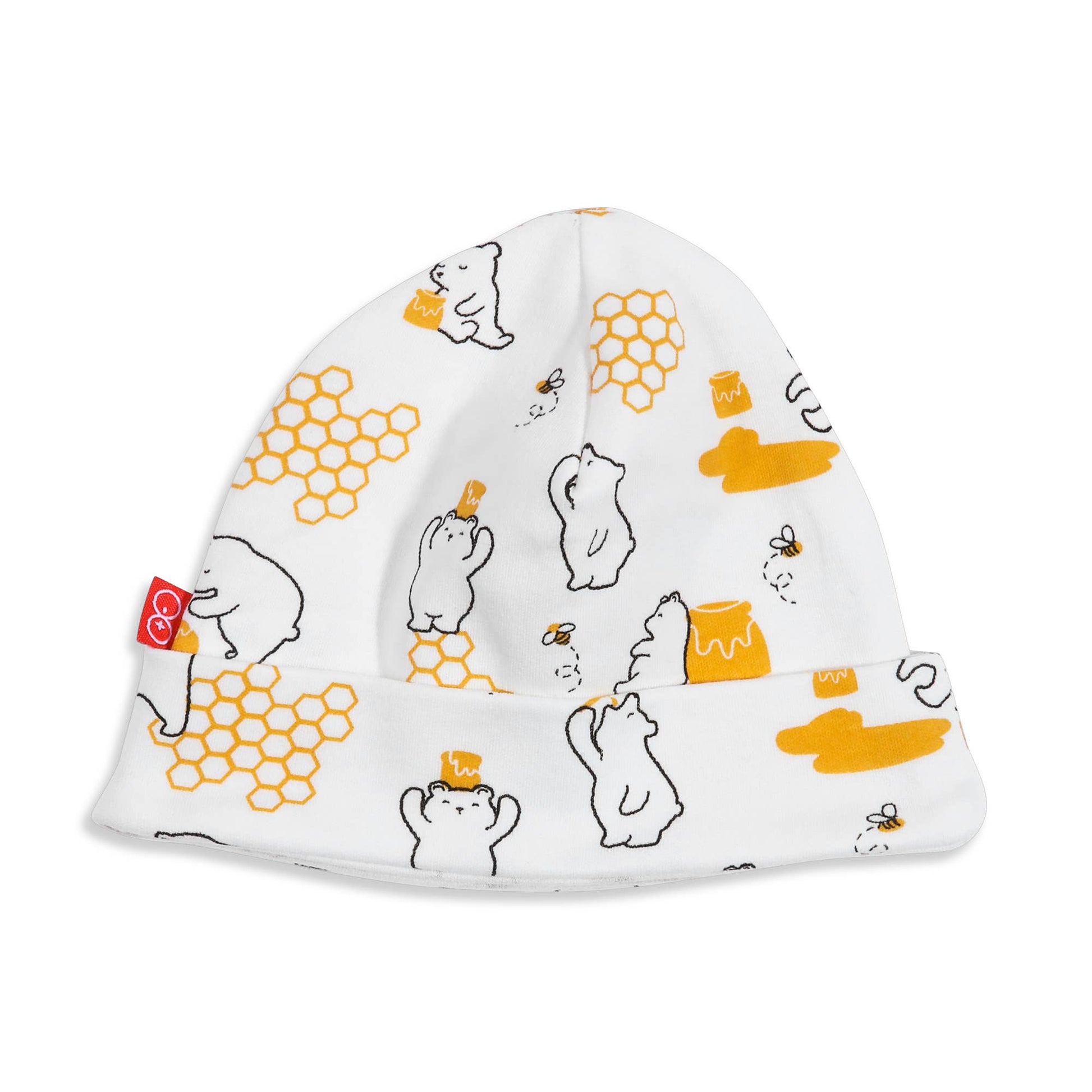 HONEY BEE MINE ORGANIC COTTON HAT: 100 / NB - 3M