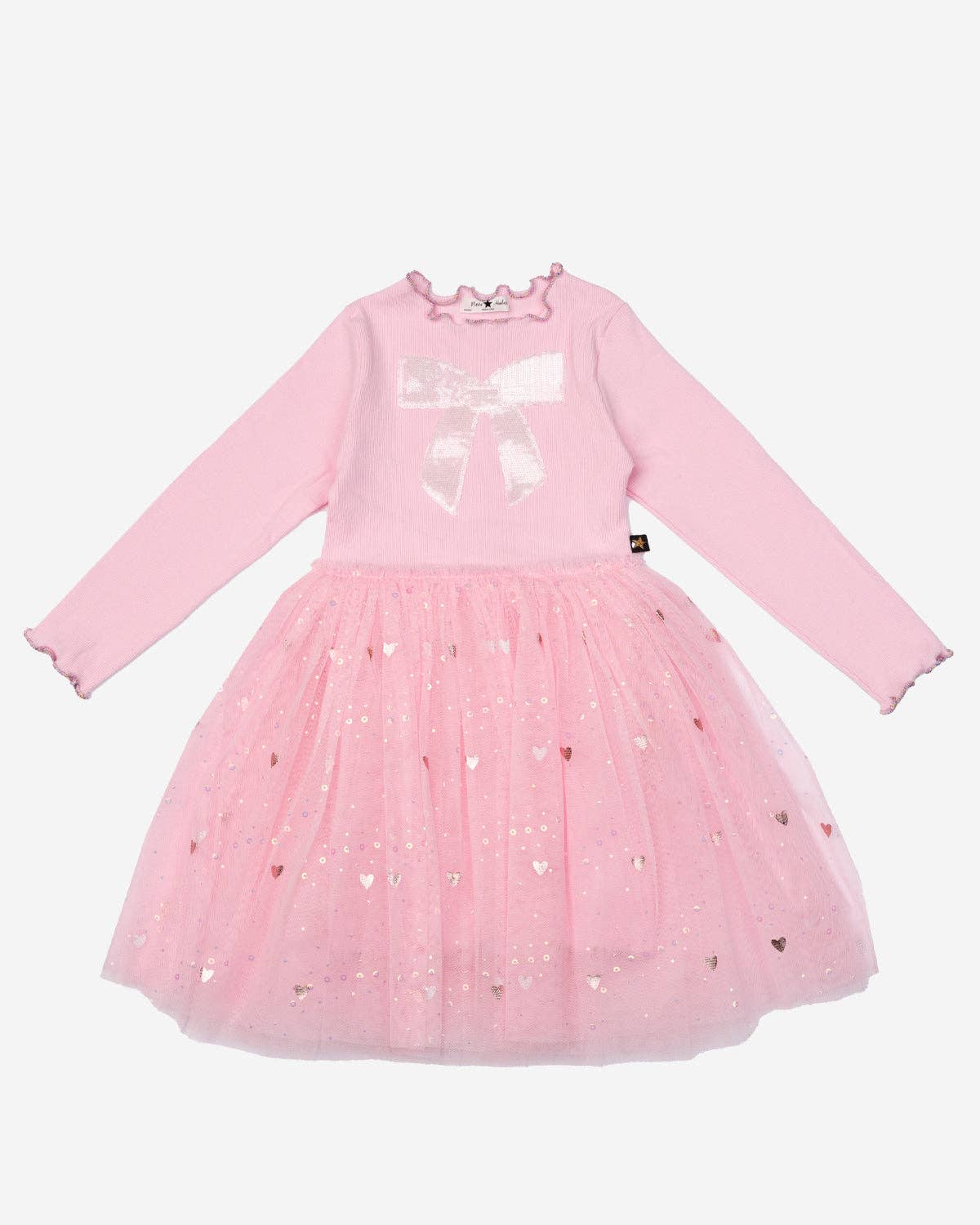 Emma Bow Tutu Dress: Pink