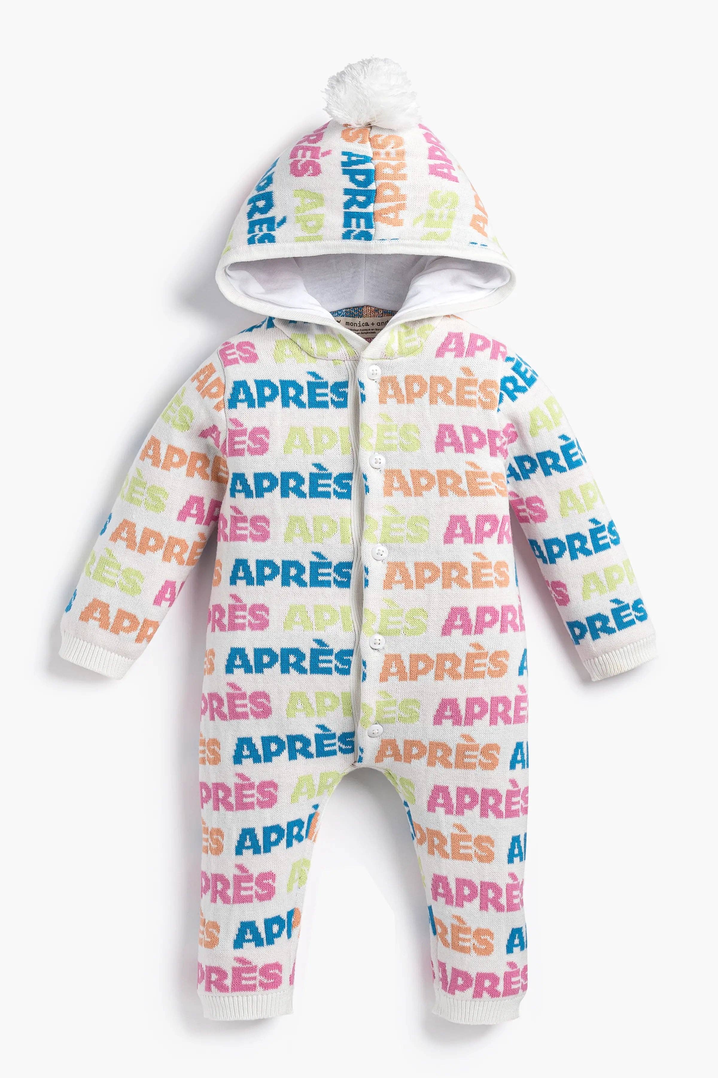 Apres Ski Romper_Rainbow Apres: Unisex / Rainbow Apres / 18-24m