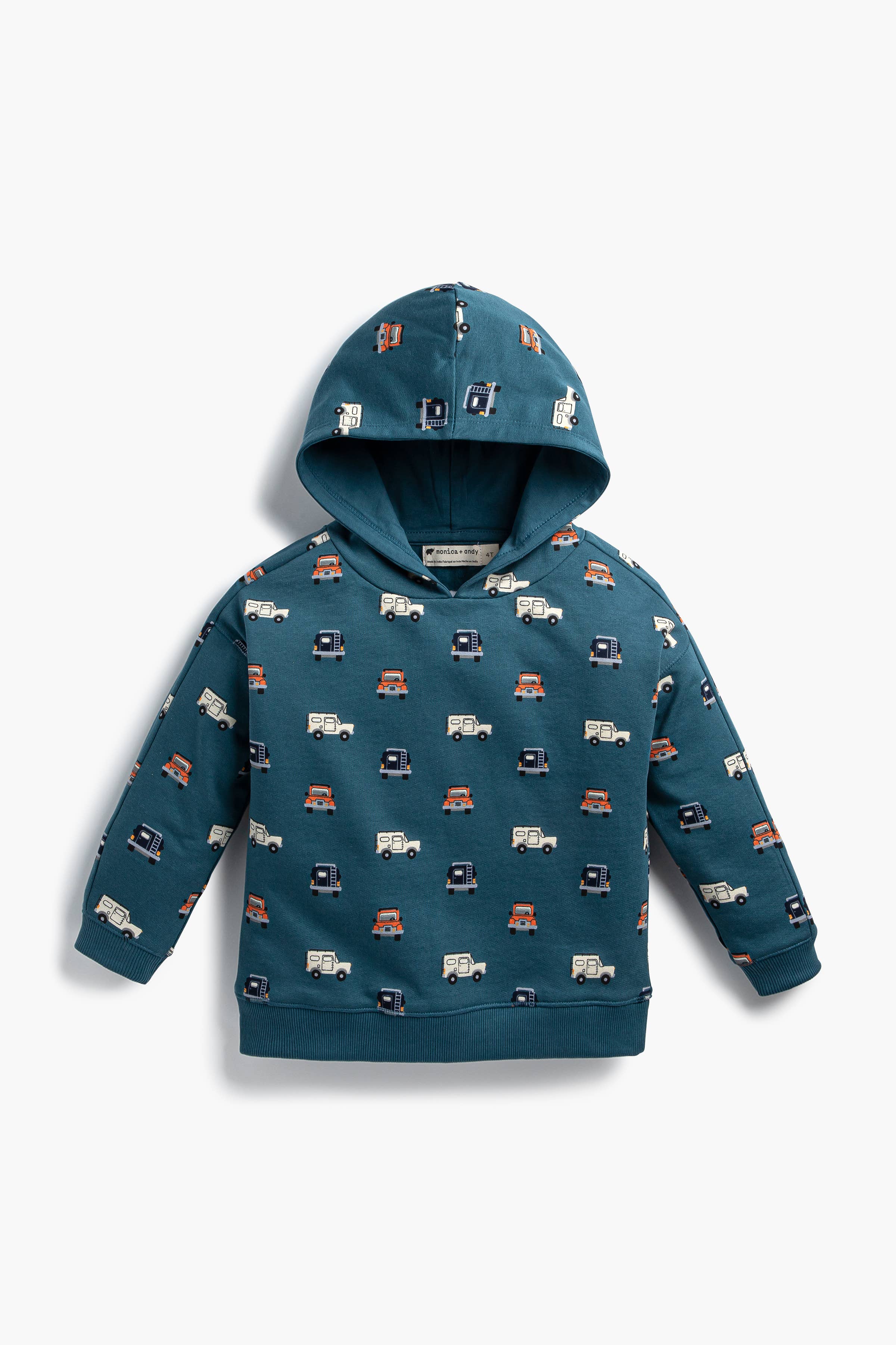 Kids Sporty Hoodie Sweatsuit Explorer Car