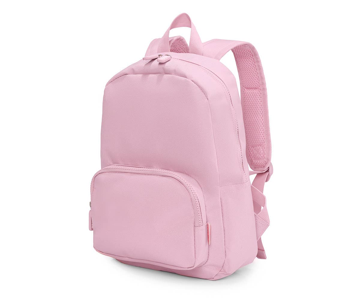Customizable Solid Pink Backpack