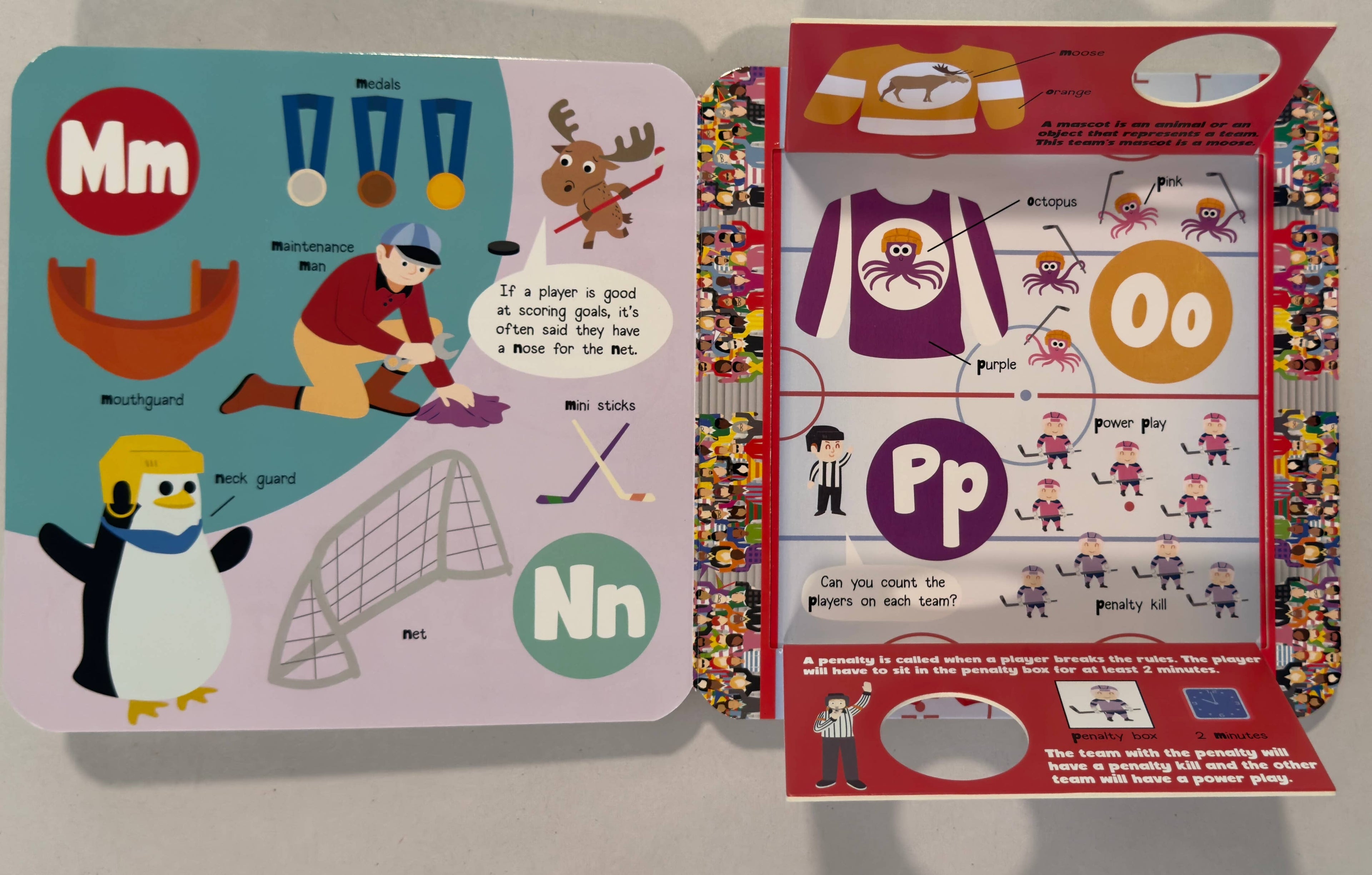 Hockey ABC Fun Flaps (a chunky lift-the-flaps board book)