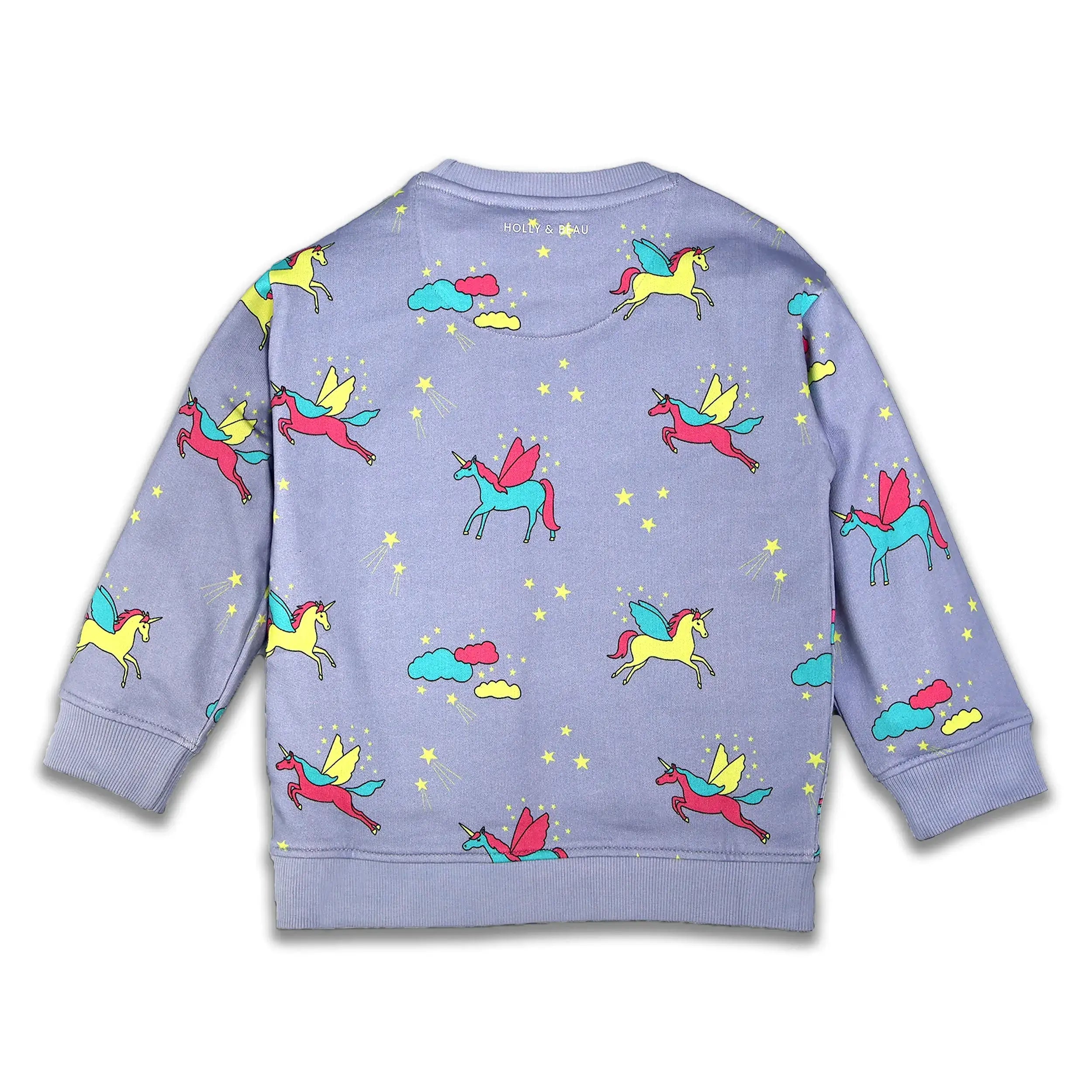 Organic Cotton Unicorn Kids Sweatshirt