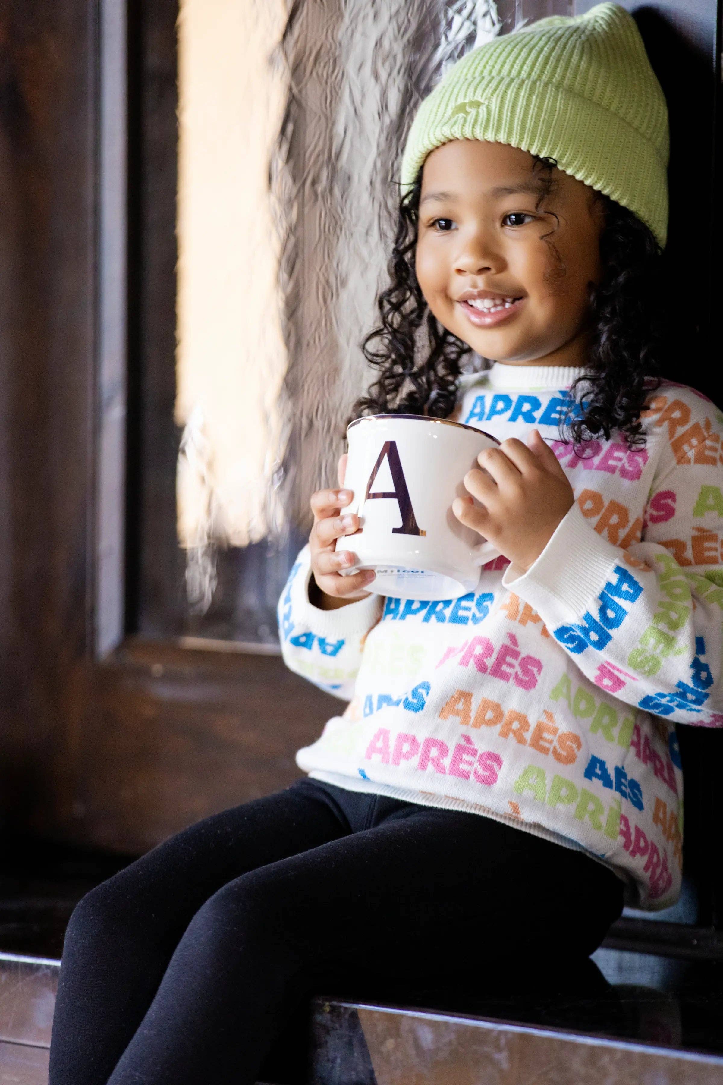 Organic Knit Sweater Rainbow Apres Ski