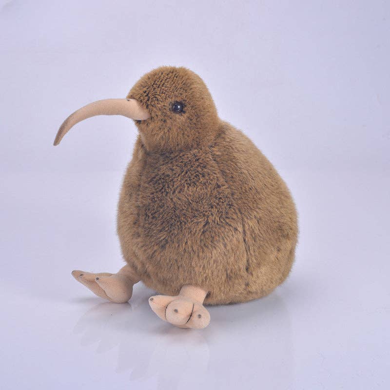 Cute Kiwi Plush - Soft and Safe for Kids: Brown