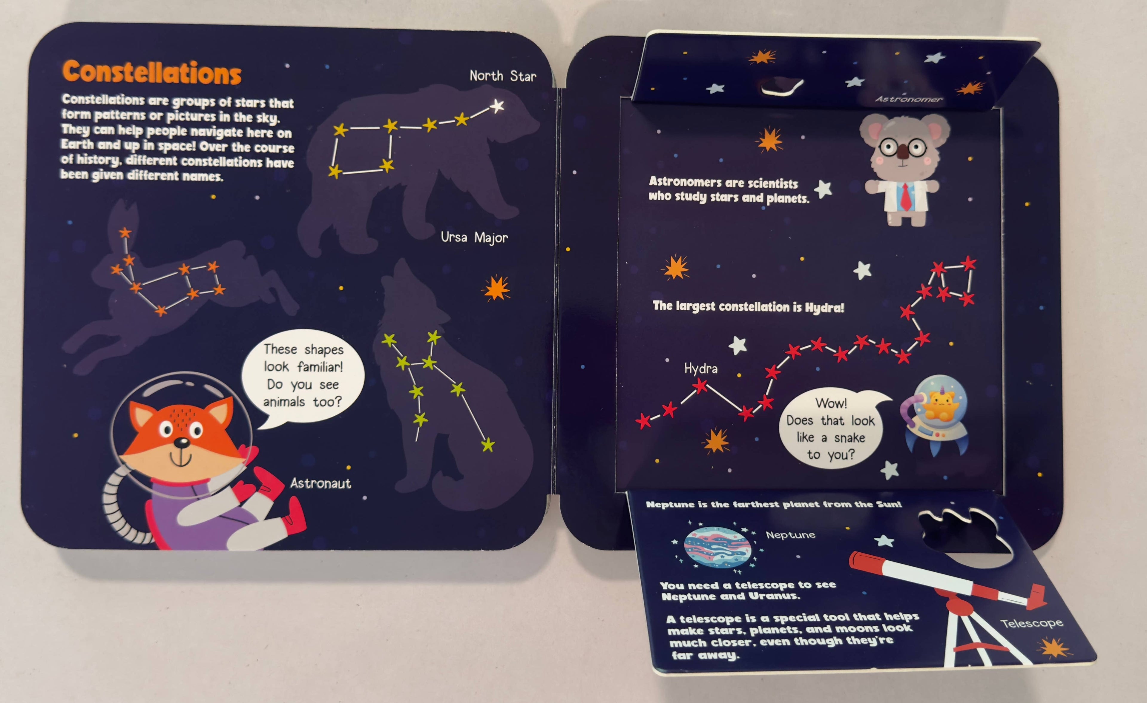 Planets And Stars Fun Flaps (a chunky lift-the-flaps book)