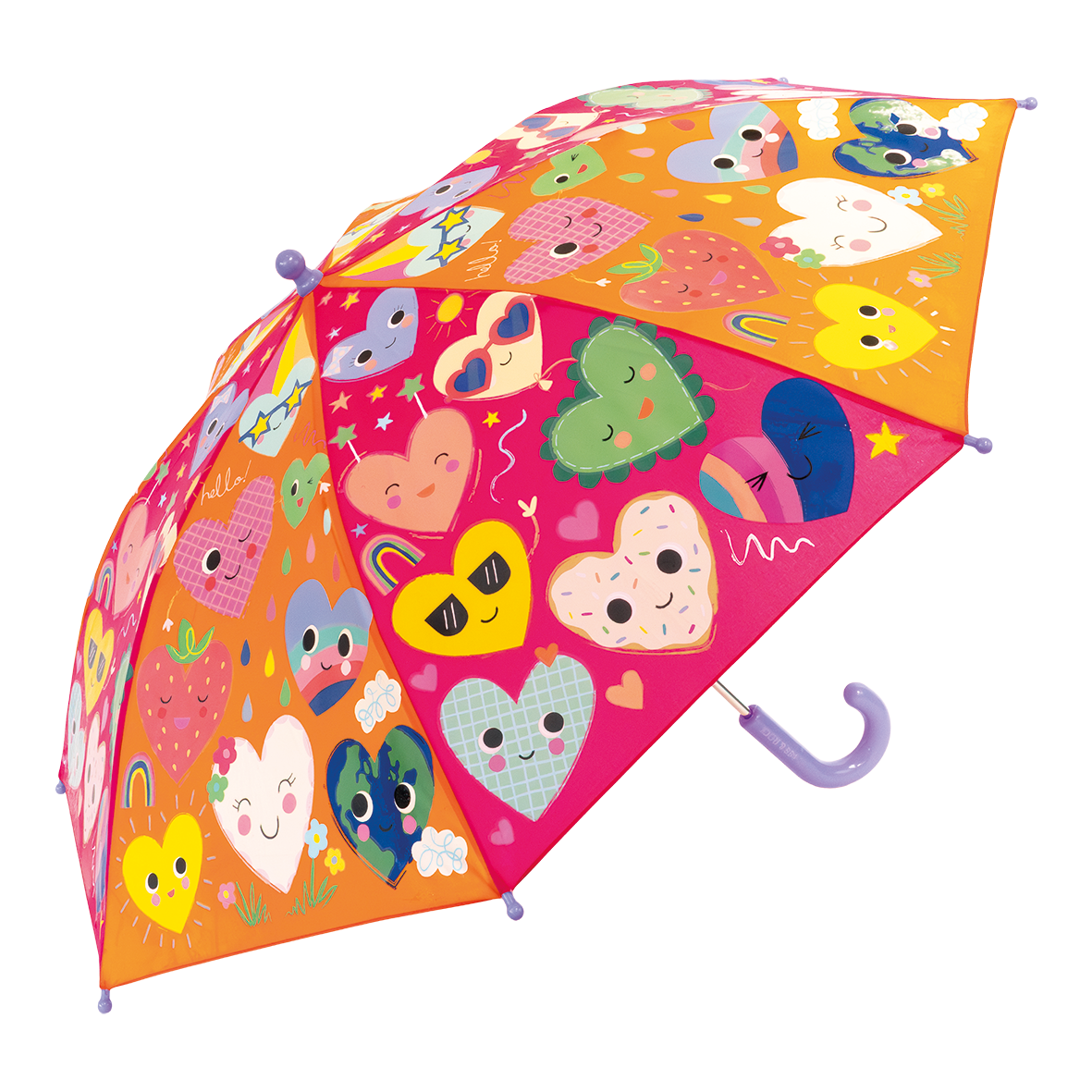 6+ Colour Change Umbrellas - Hearts