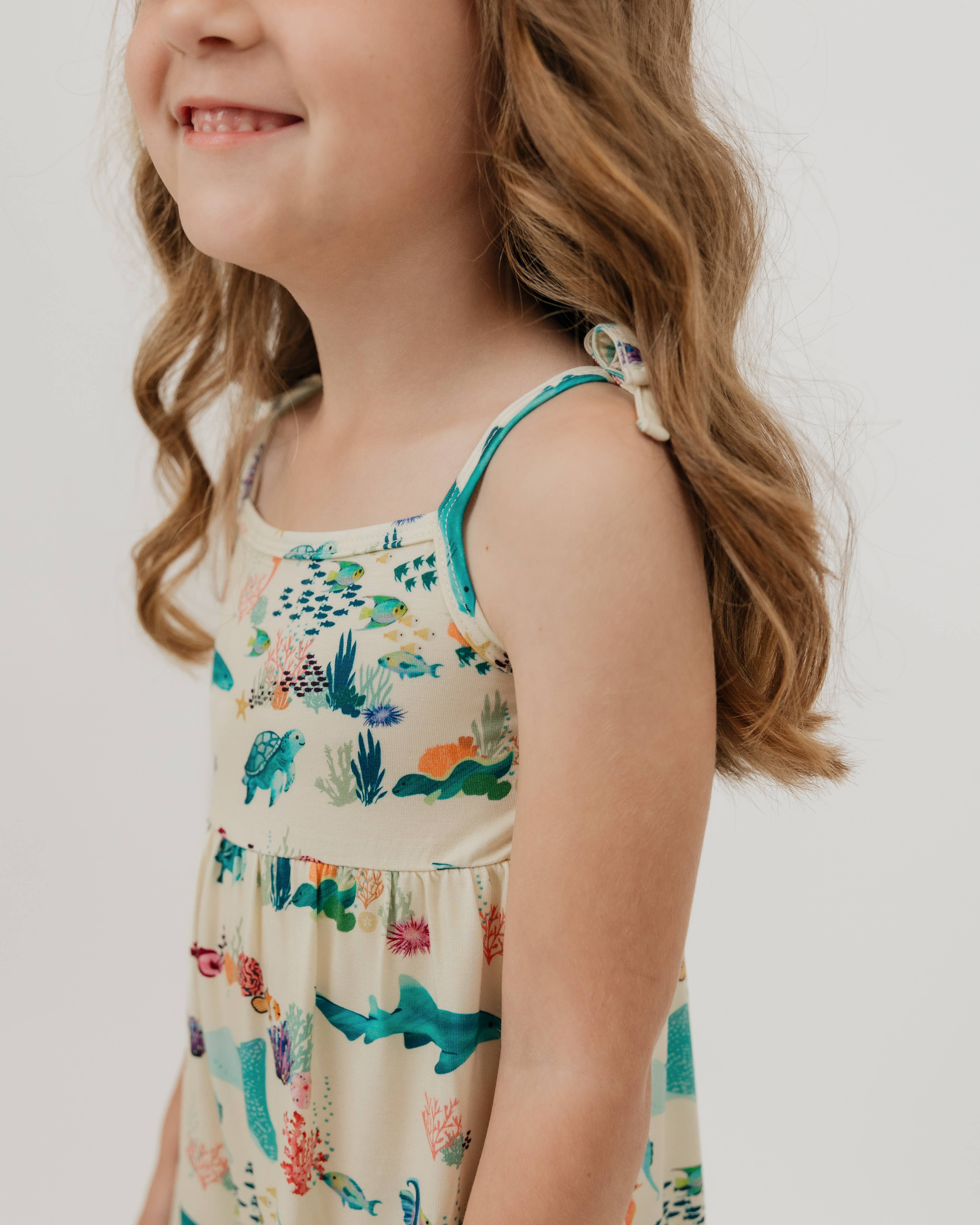 Coral Reef Bamboo Sundress