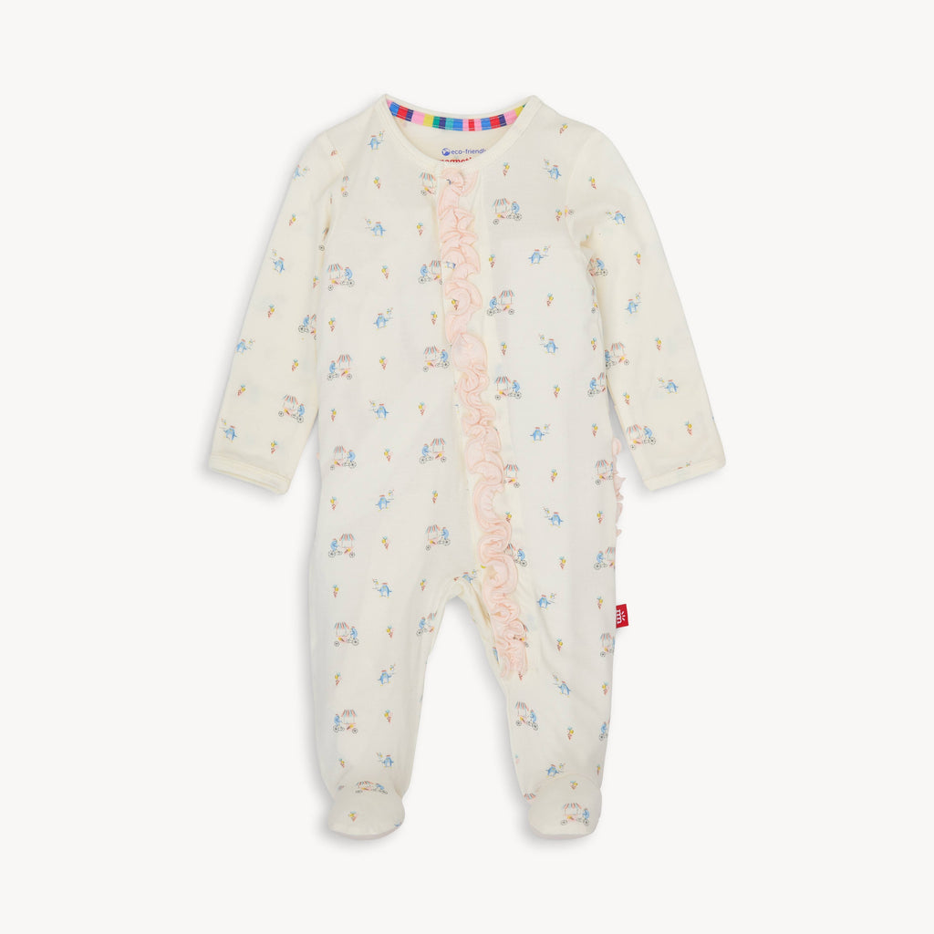 PENGUIN PINTS MODAL FOOTIE W/ RUFFLE