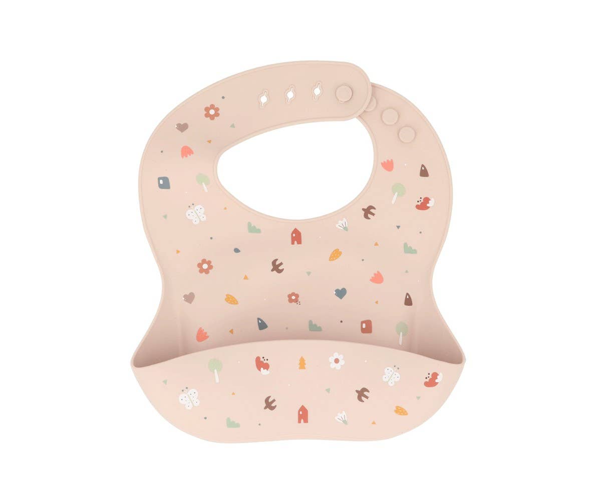 Geometric Nature Silicone Bib