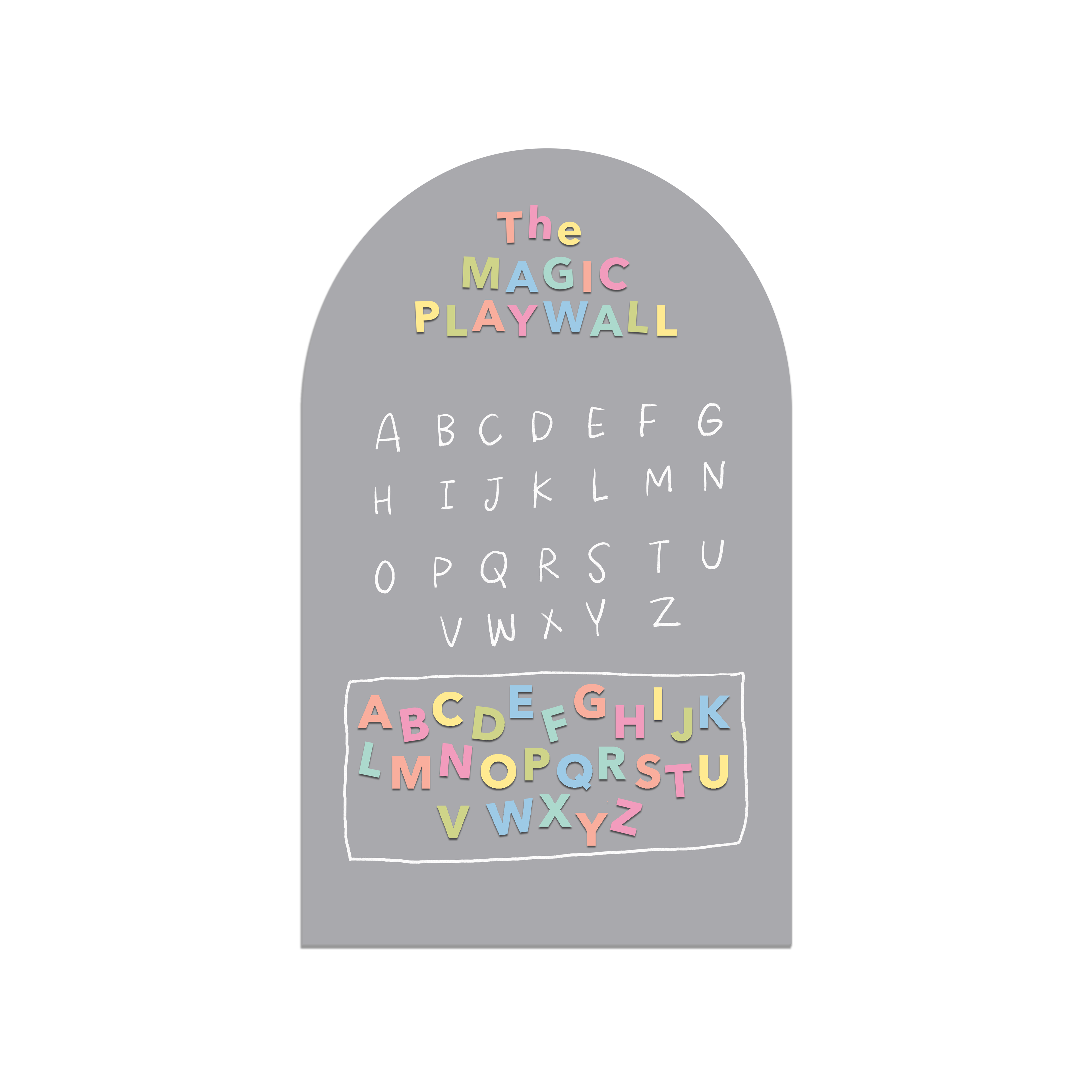Magic Playwall - ORIGINAL Arch Magnetic Wall Decal for Kids: Sky Blue