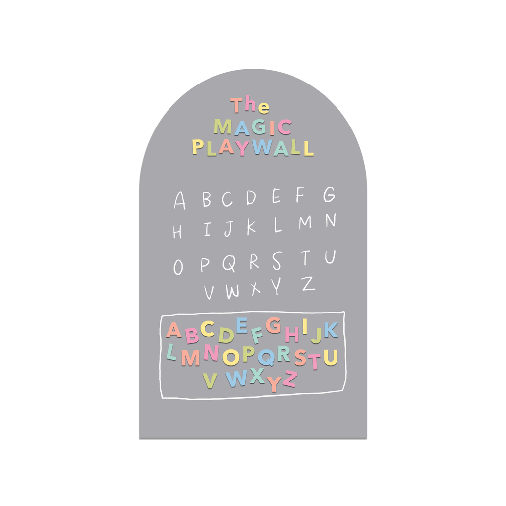 Magic Playwall - ORIGINAL Arch Magnetic Wall Decal for Kids: Sage