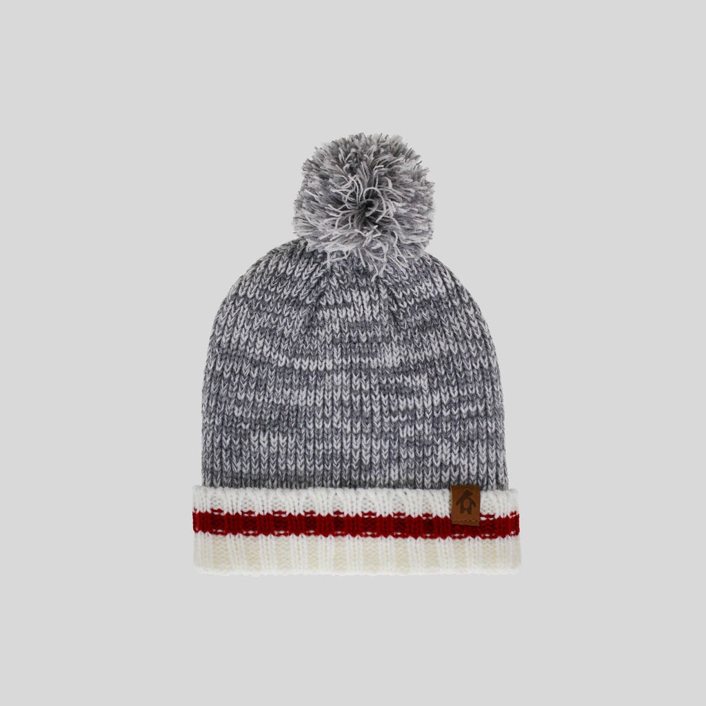 Baby Rib Knit Pom Pom Hat: 12-24M