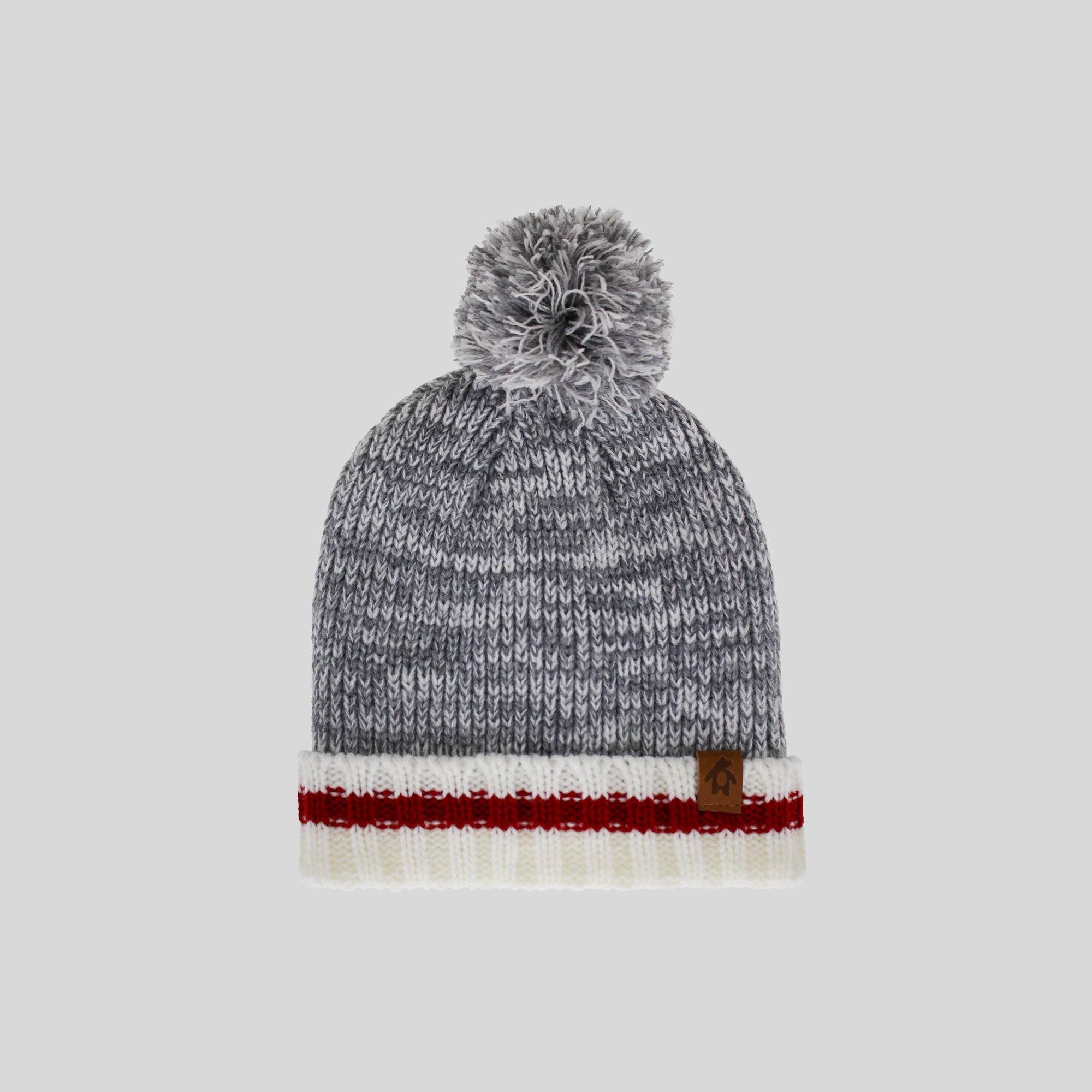 Baby Rib Knit Pom Pom Hat: 12-24M