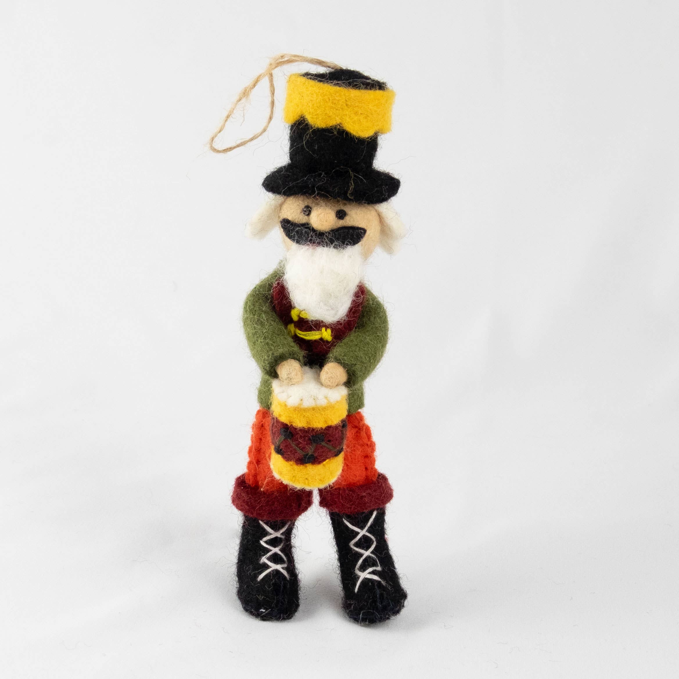 Holiday Ornament Felt Nutcrackers 5 Assorted