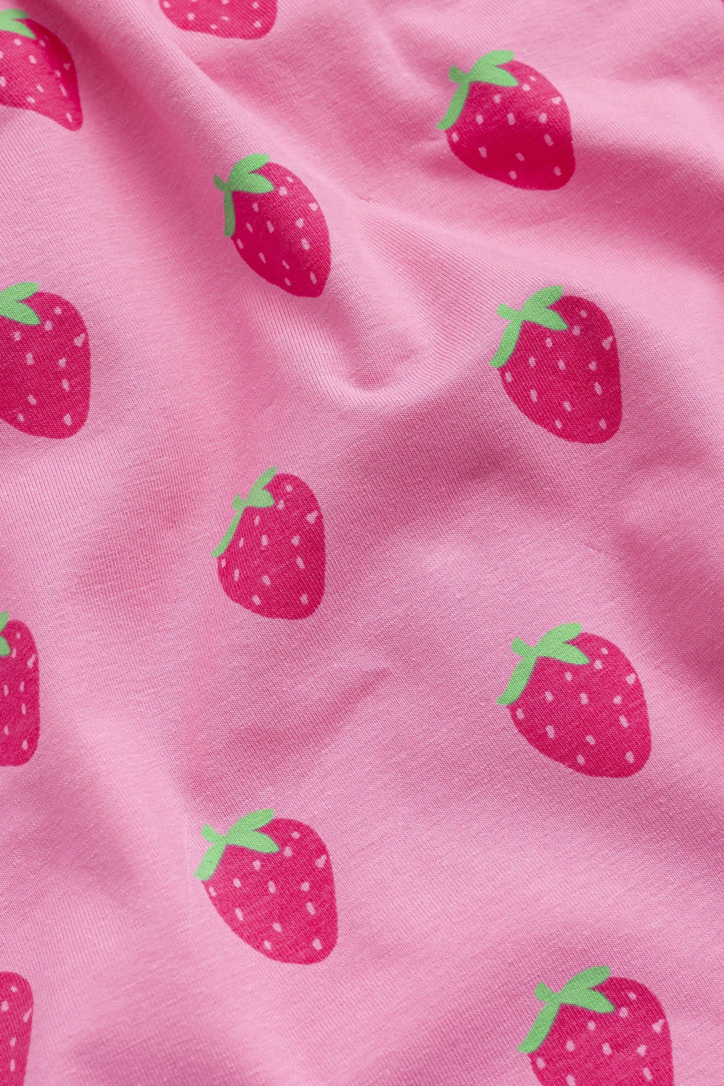 Kids Short Sleeve Let's Dance Dress Sweet Strawberries