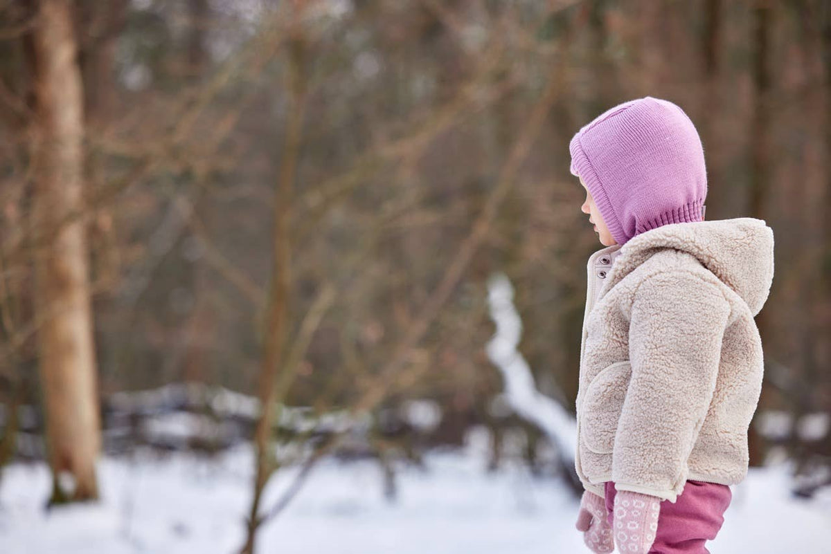 Kids' Balaclava – Made in Poland- Powder pink