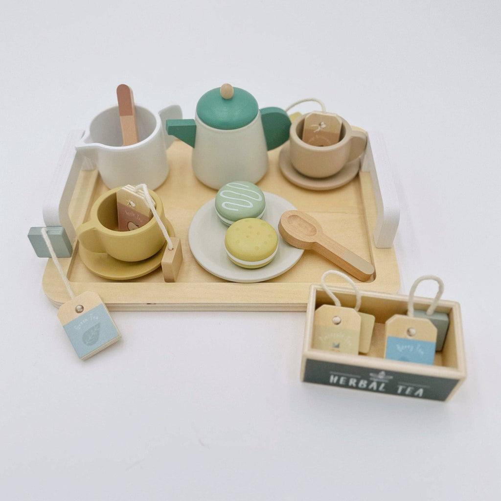 Wooden Tea Party Set – Pretend Play Tea Set Ages 3+