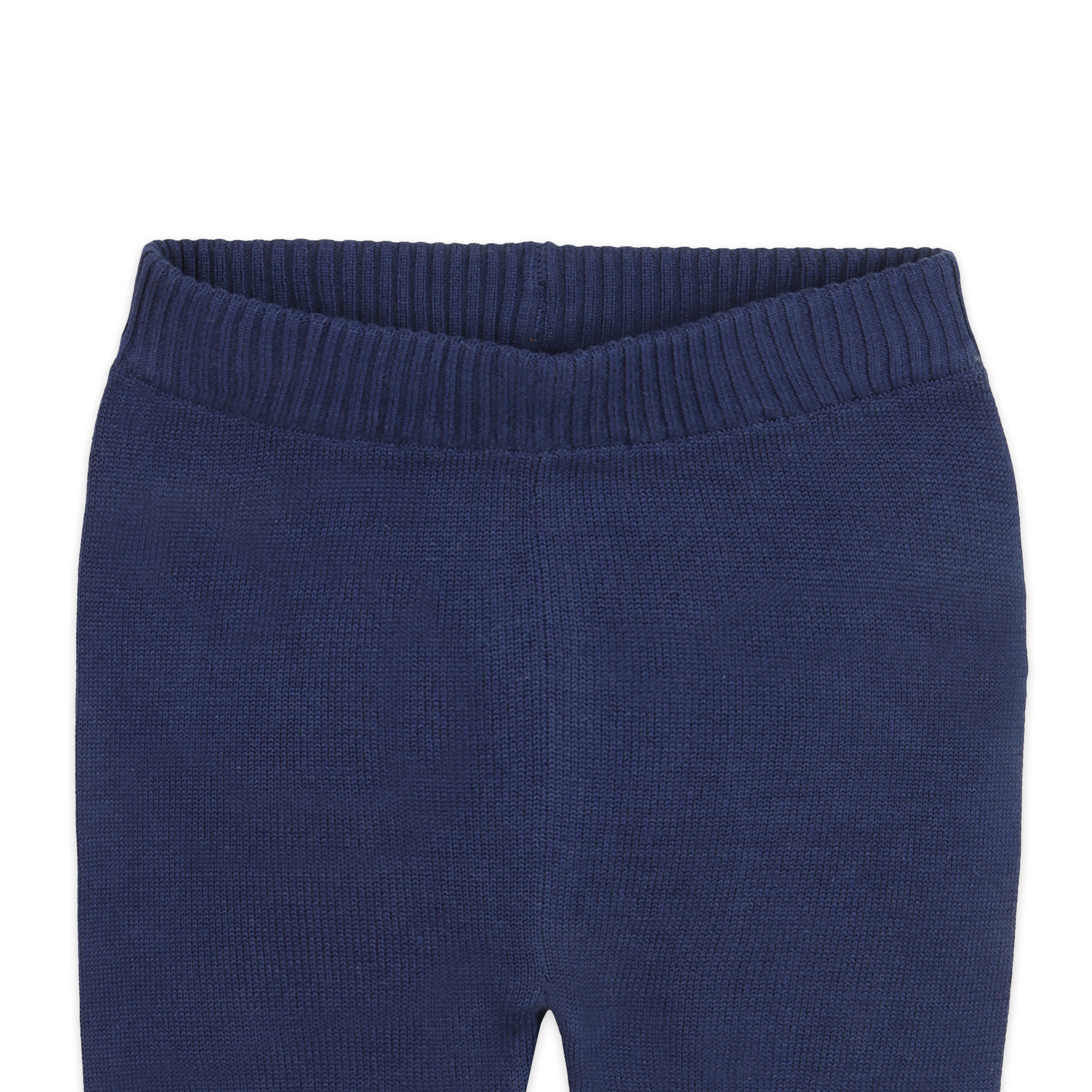 Pocket Sweater Organic Cotton Knit Baby Legging Pants Navy
